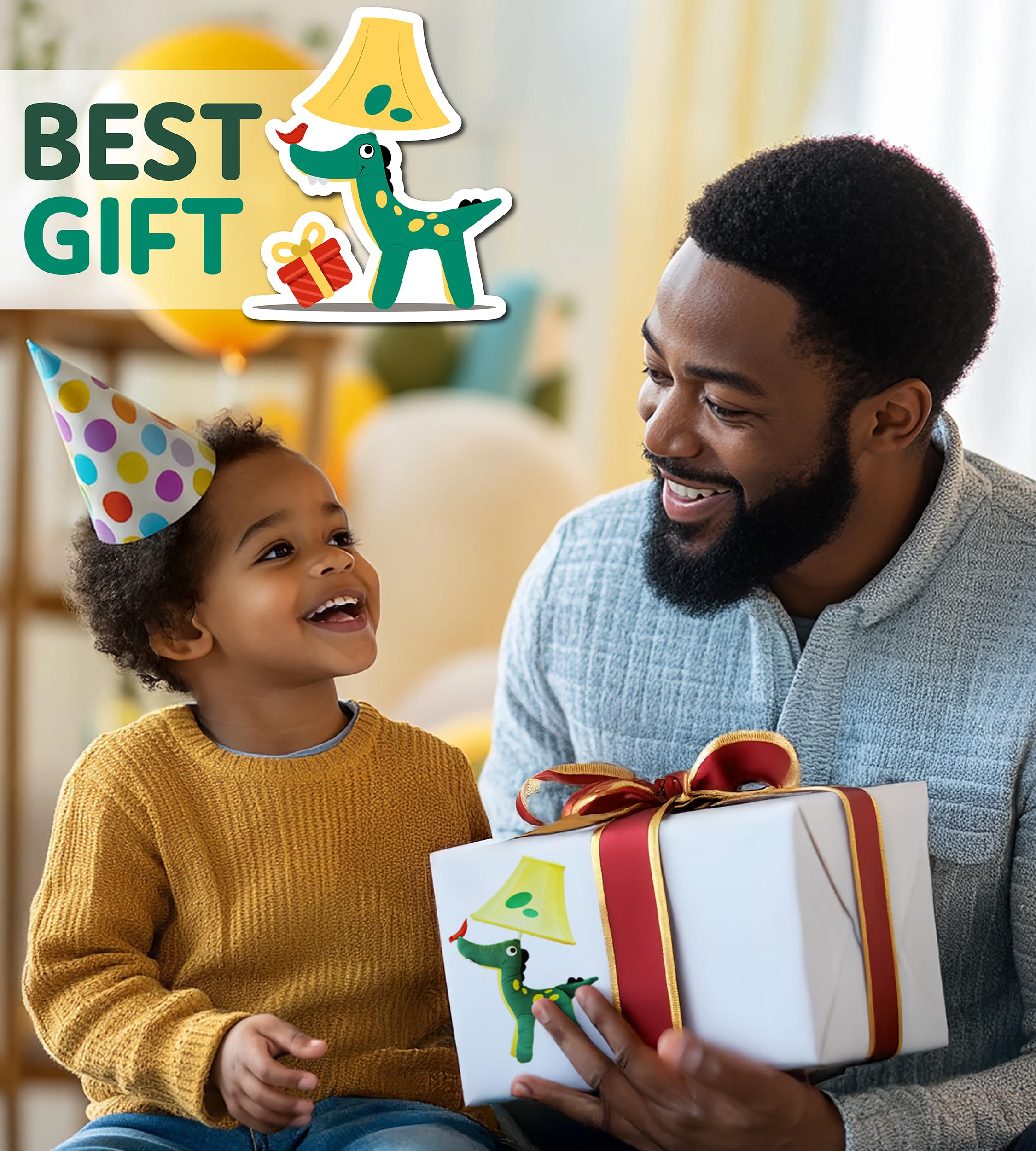 Dinosaur Kids Lamp For Boys Bedroom - 20  Boys Lamp For Kids Room - Cute Christmas Gifts  Birthday Gifts For All Ages: Toddler Girls  Children  Grandkids 3 4 5 And Up Years Old  Sister  Brother