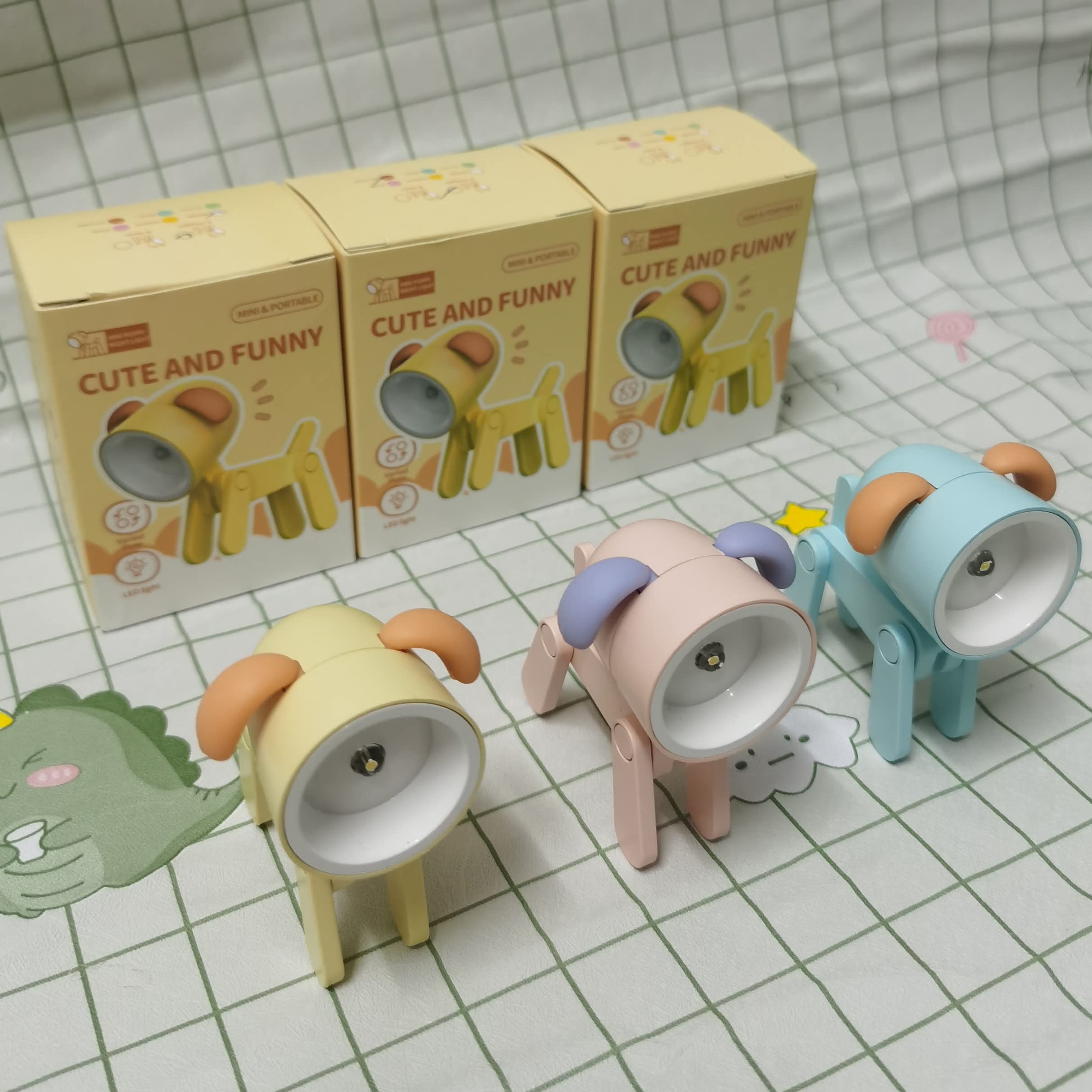 Spassleben Cute Night Light For Kids, Adorable Mini Led Table Desk Lamp, Decorative Lamp Nightstand, Animal Pet Nightlights, Chr