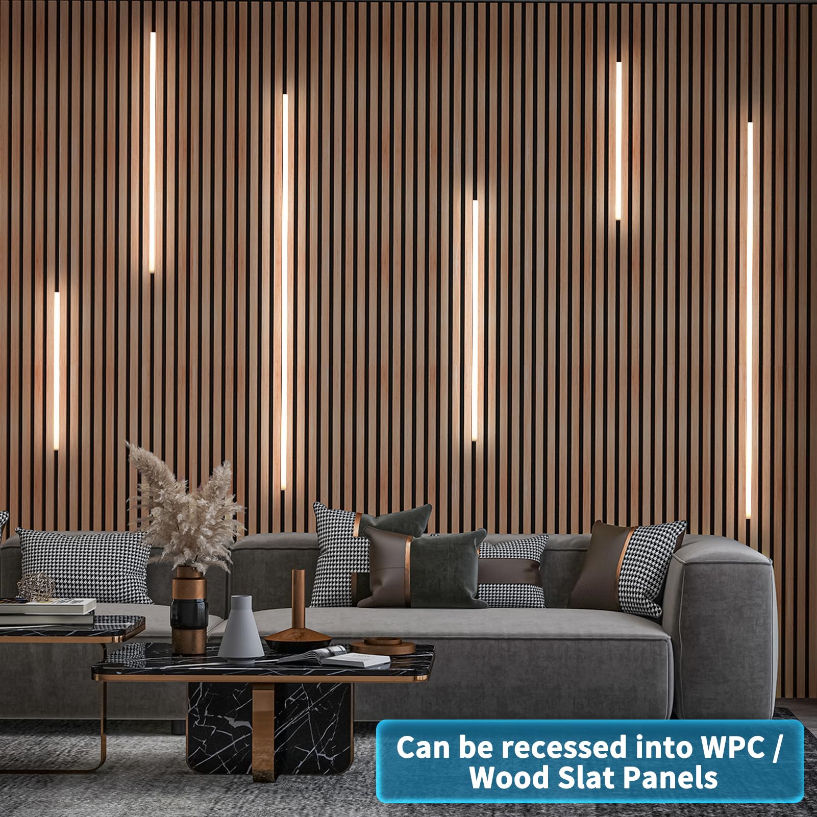 Art3d LED Recessed Lighting Kit - 6 White Self-Adhesive Lights with Smart Touch Switch, Model D11gu001z for Home Decor