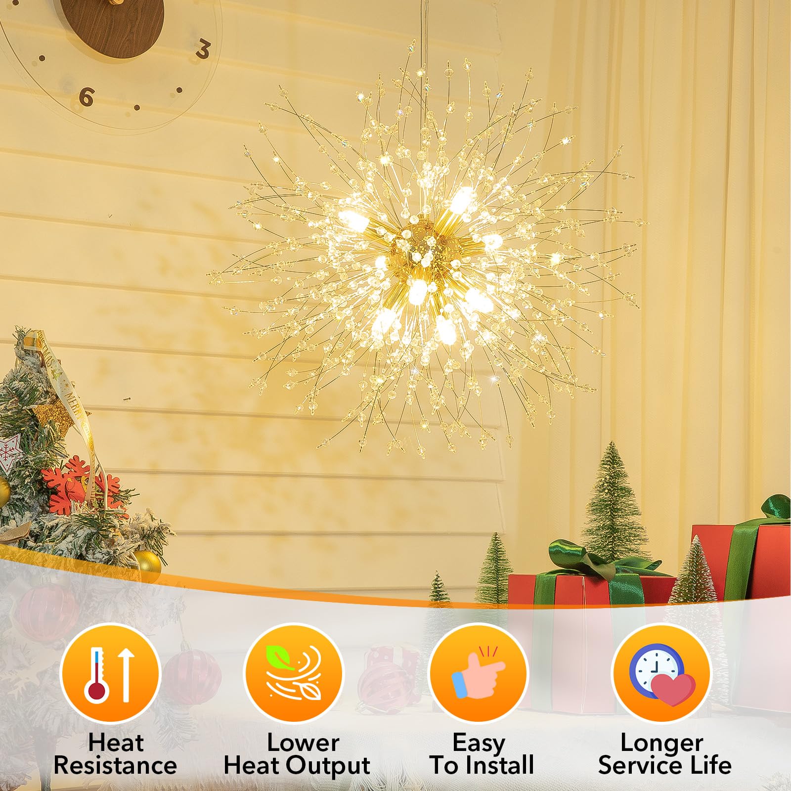 MAXvolador G9 LED Bulb 4W Dimmable Soft White 3000K 6 Pack, 40W Halogen Equivalent, Bi Pin Base, 400LM