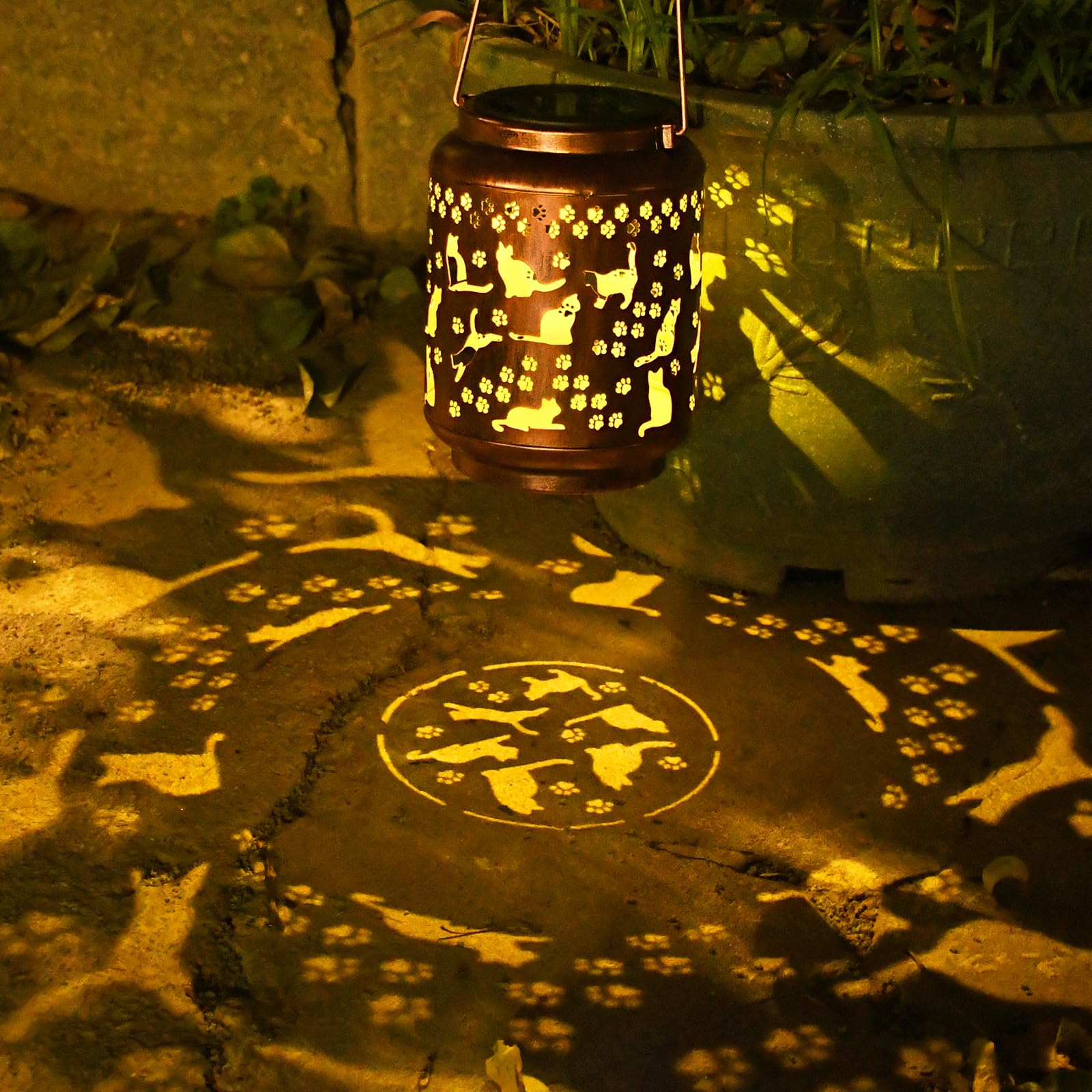 Cat Lover Gifts For Women Mom Grandma Sister Cat Solar Light   Gift Solar Lanterns For Mother Day Christmas Outdoor Waterproof Lights Led Mason Jar Hanging Lamps Decor For Garden Yard Patio