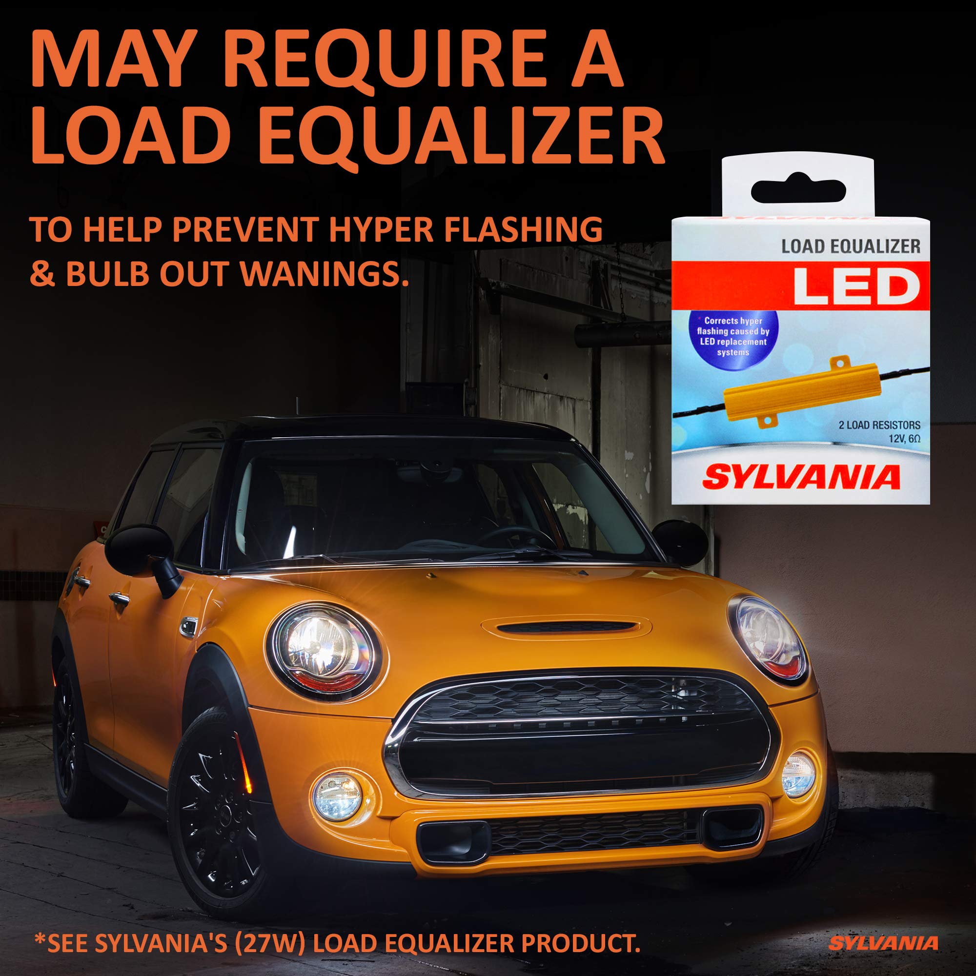 SYLVANIA - 1141 ZEVO LED Amber Bulb - Bright LED Bulb, Ideal for Park and Turn Signals (Contains 2 Bulbs)