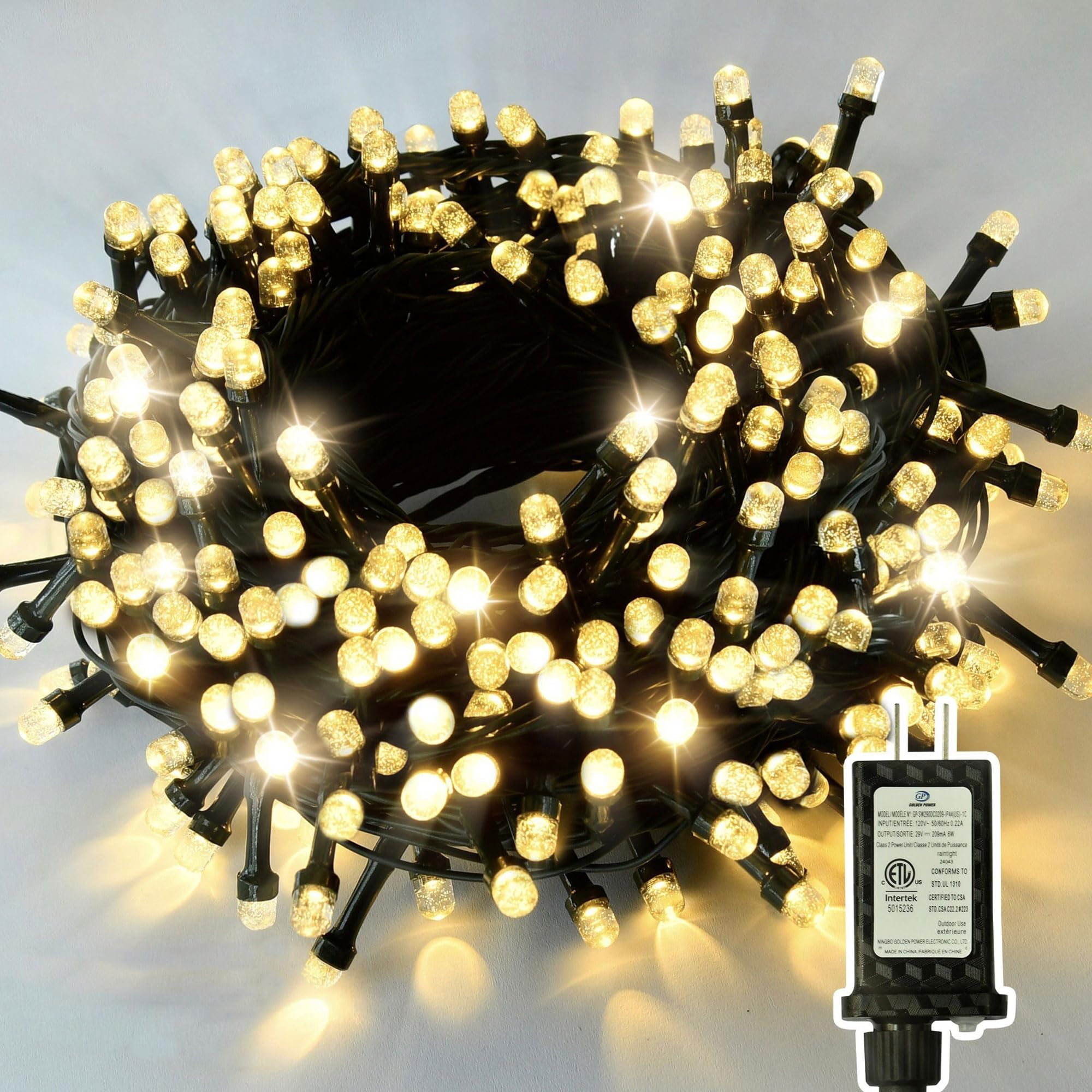 Super Long 500 LED 178FT Christmas Lights, Bright Bubble Led Christmas Tree Lights w/ 8 Modes & Memory, 2024 Upgraded Twinkle LE