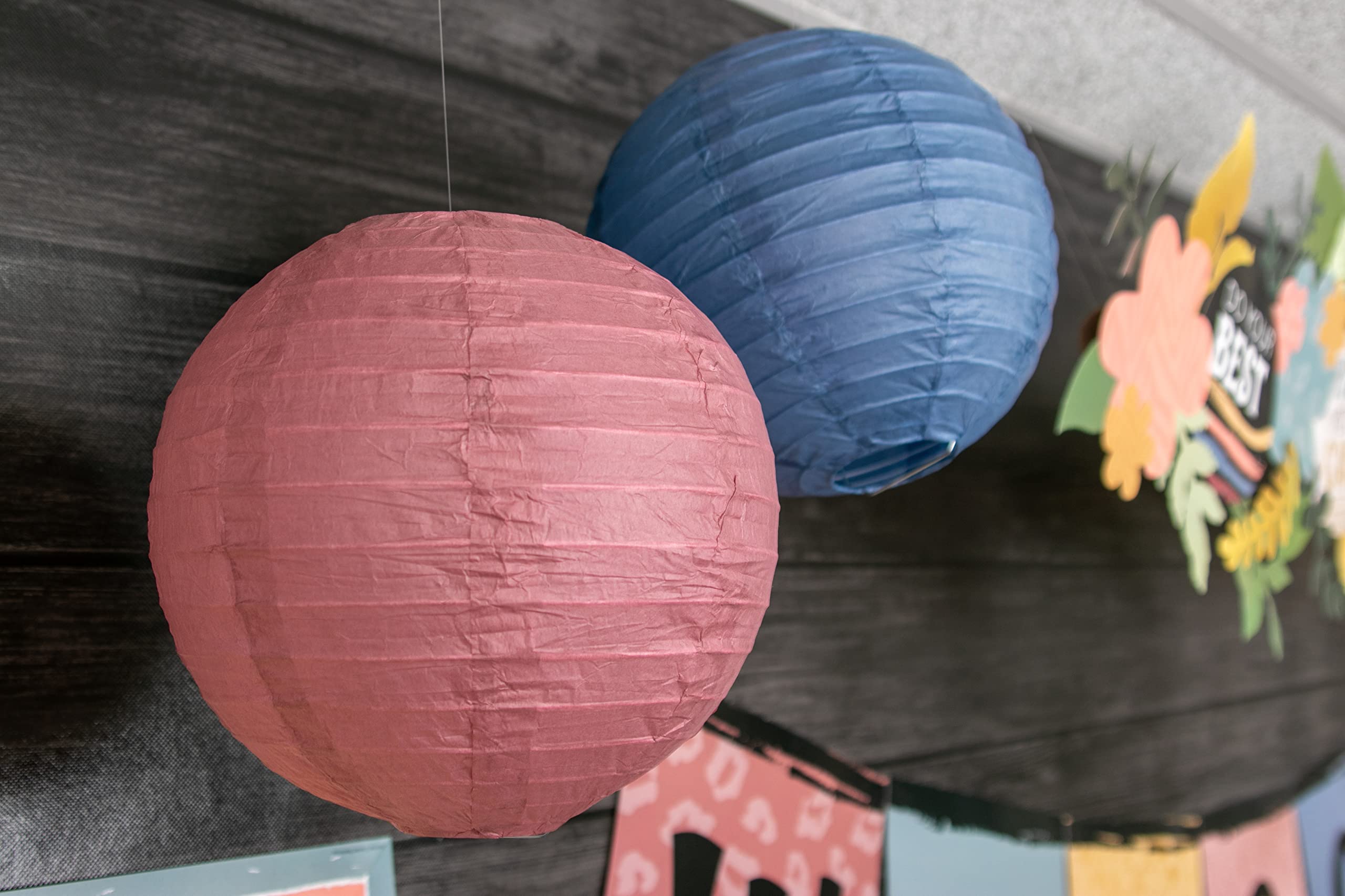 Teacher Created Resources Wonderfully Wild 8" Hanging Paper Lanterns