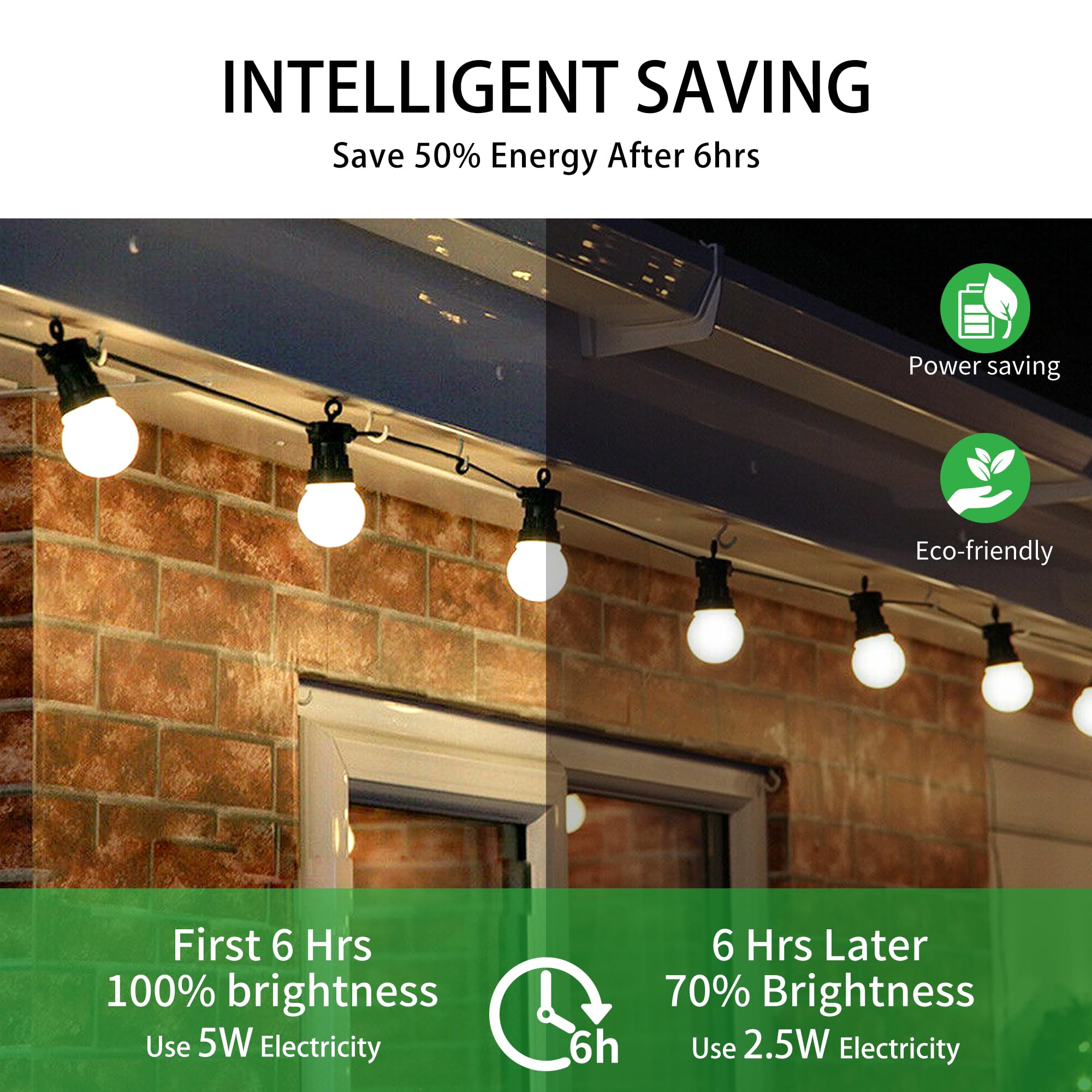 Qualilux A15 Dusk to Dawn LED Bulbs, 5W=40W, Daylight 5000K, Auto On/Off, E26 Base, 4-Pack, Aluminum