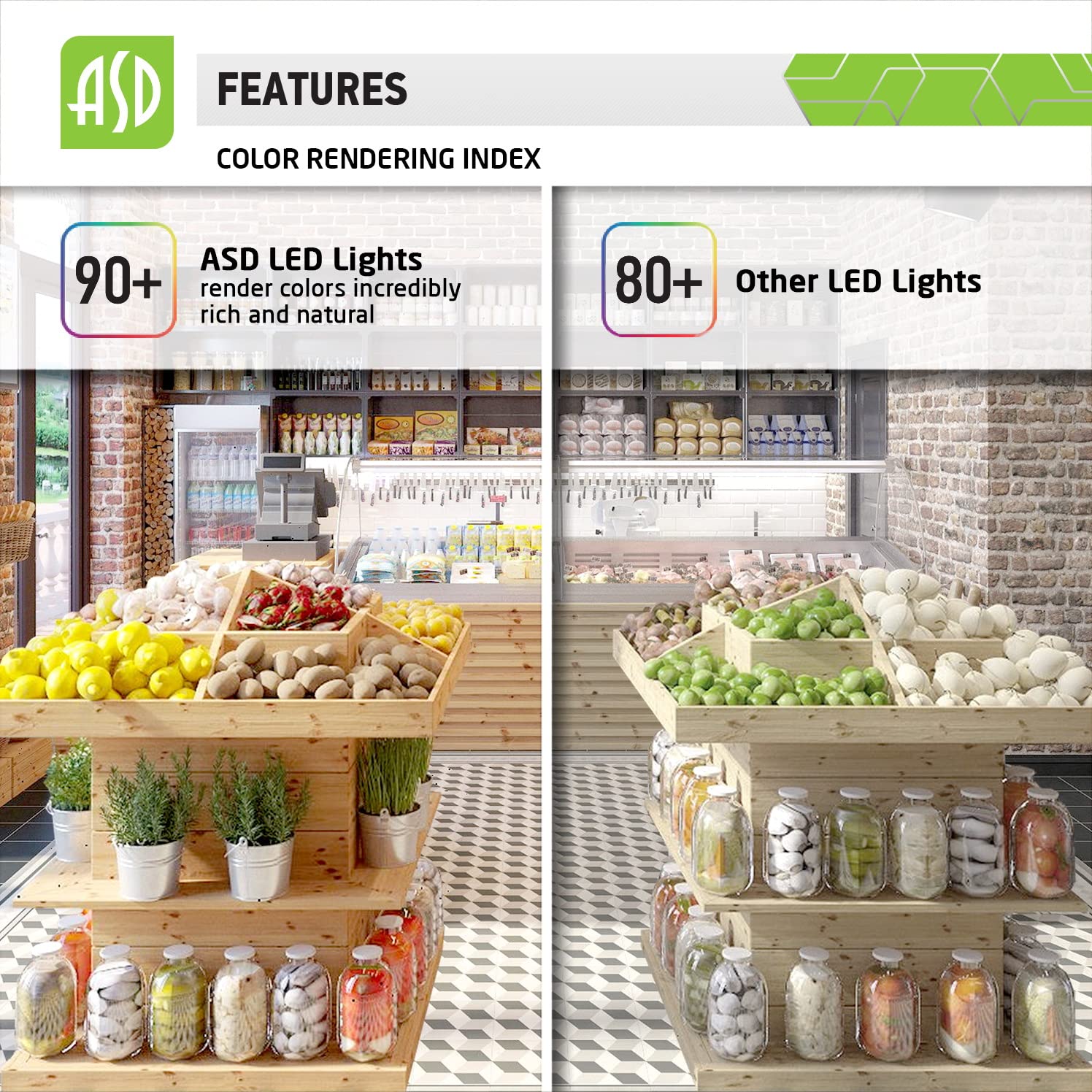 ASD 6 Inch Canless LED Downlight, Dimmable 10/15/22W, 5 Color Temps, Aluminum, 4 Pack, White, Model ASD-CDL7-