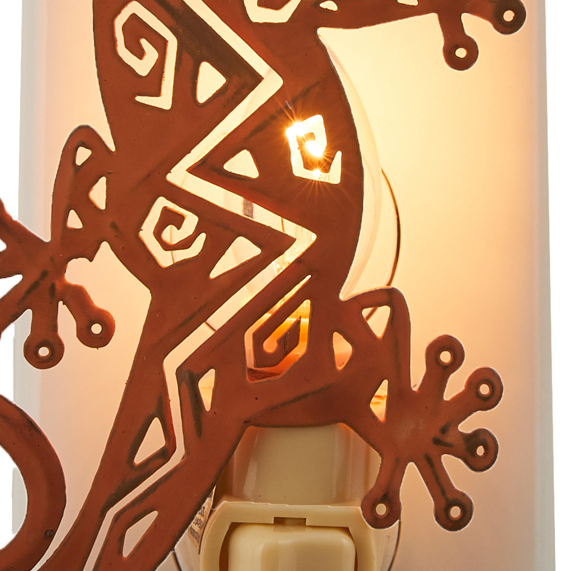 Park Designs Gecko Night Light - Orange