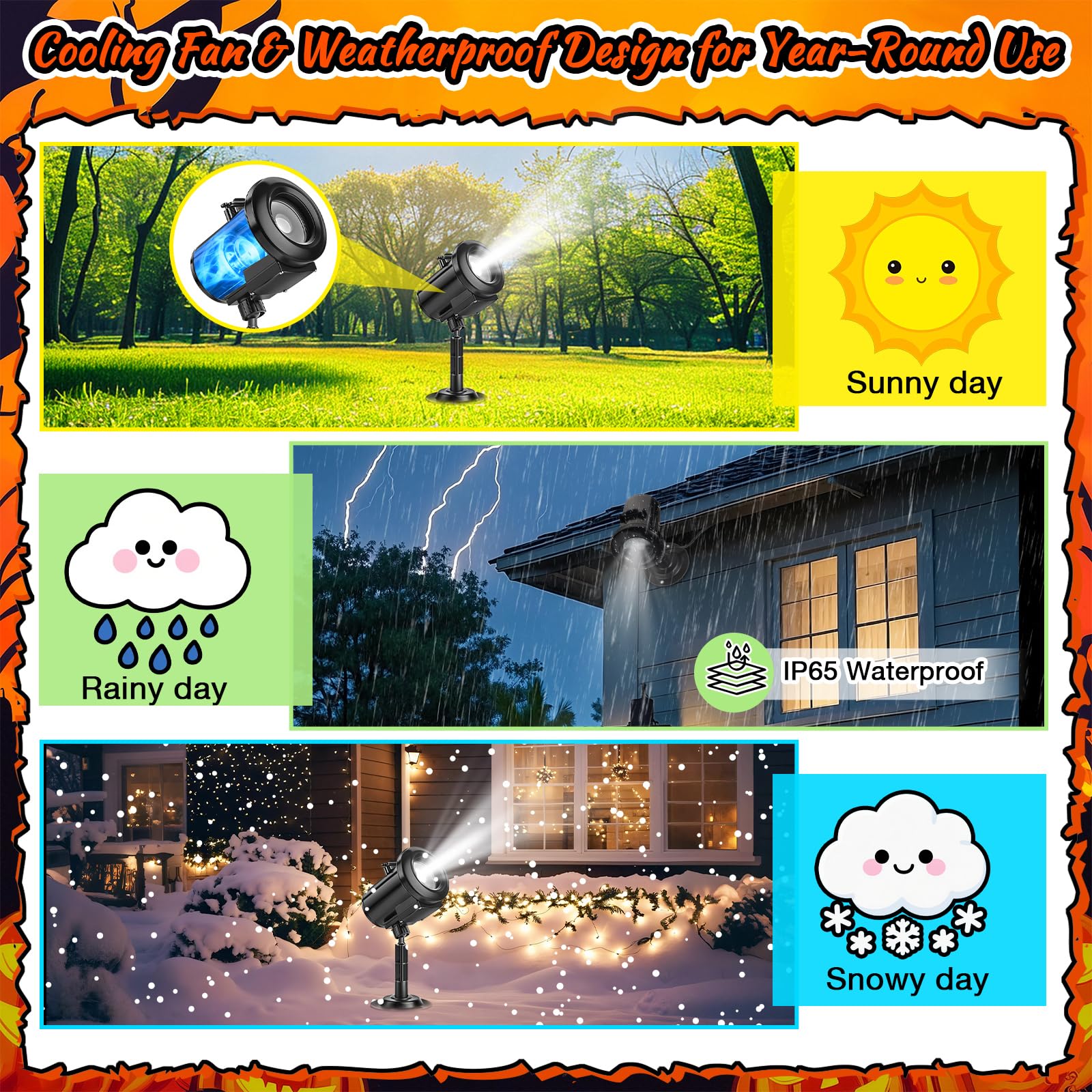 2025 Upgrated 12 In 1 Christmas Projector Light Outdoor  Hd Dynamic Decoration Light With 4 Color  Waterproof Christmas Projector With Joy Santa Snowman Christmas Tree For Holiday Decor