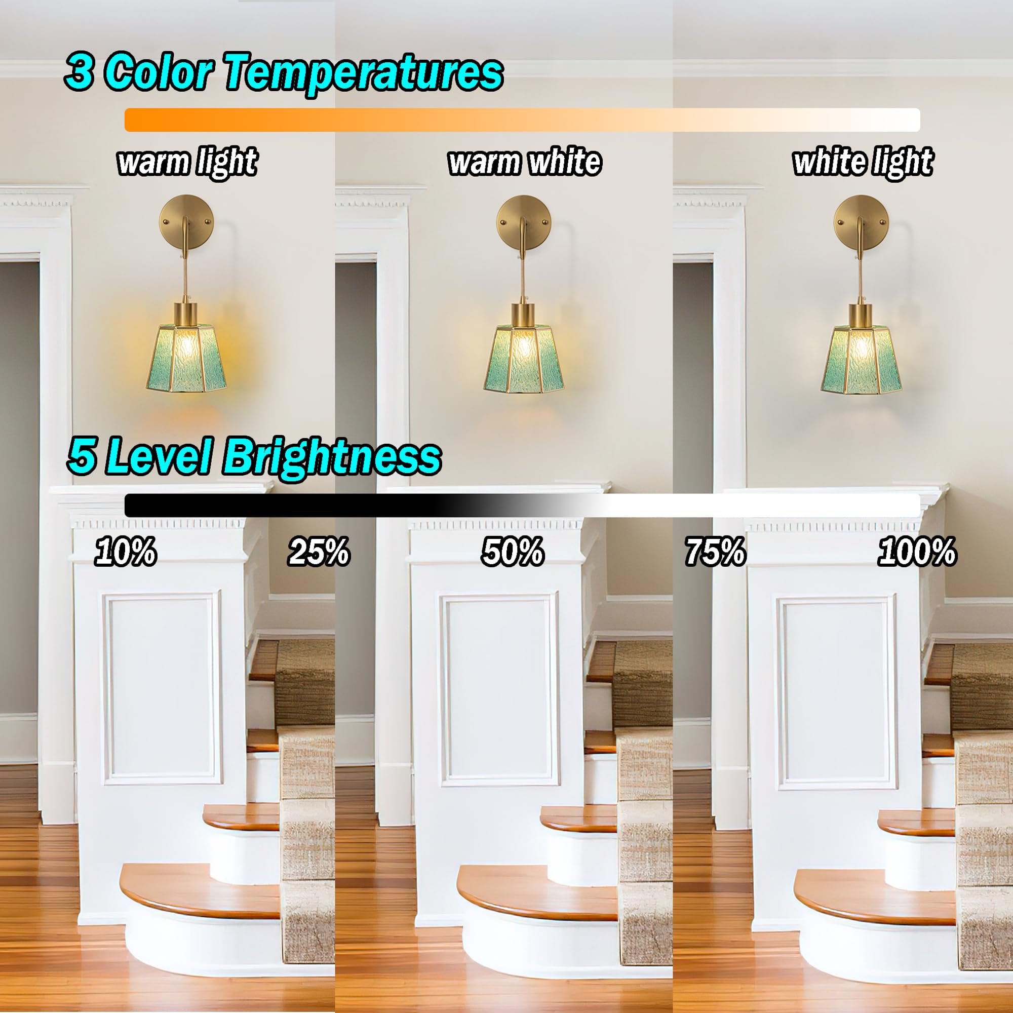 Yhcdlamp Battery Operated Sconces Set Of 2, Battery Operated Wall Lights With Remote,Rechargeable Wall Sconces Rgb Color Changin