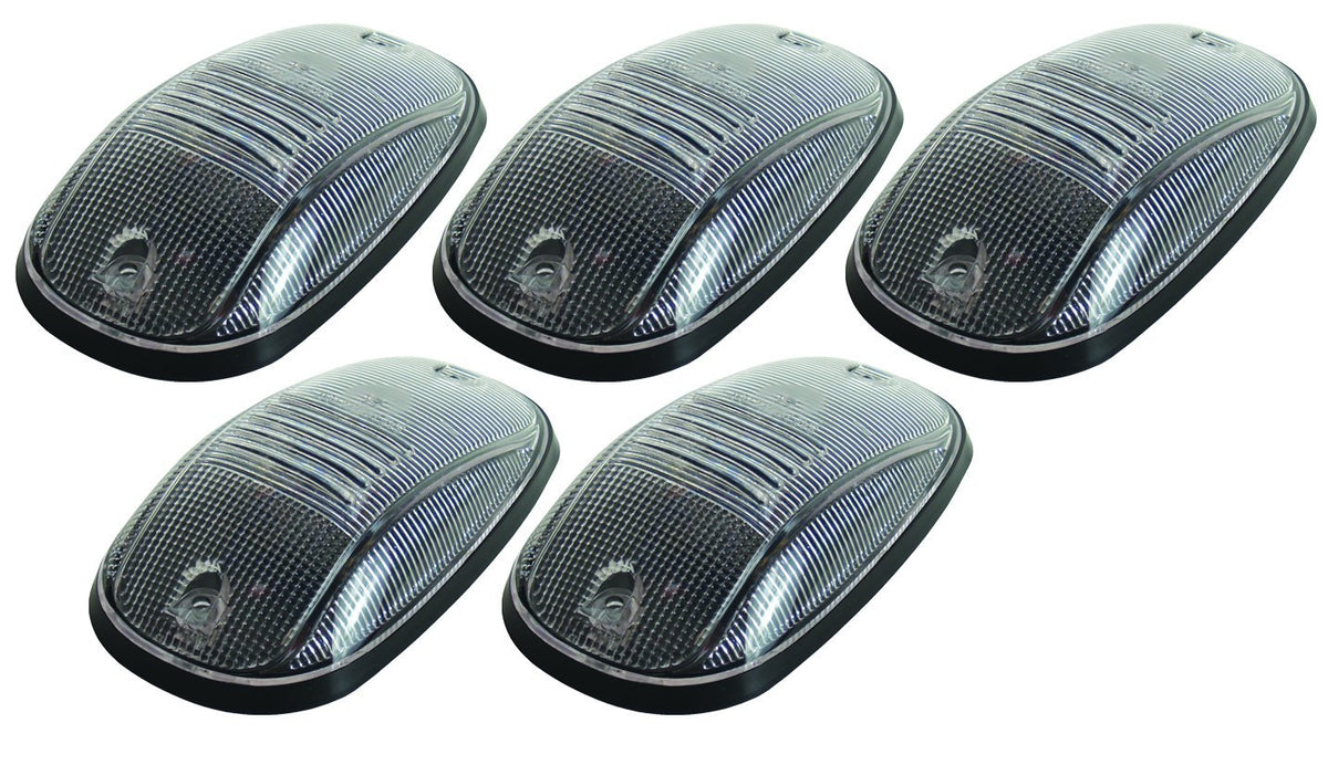 Pacer Performance 20-235S Hi-Five Smoke Ford Style Cab Roof Light, (Pack Of 5)