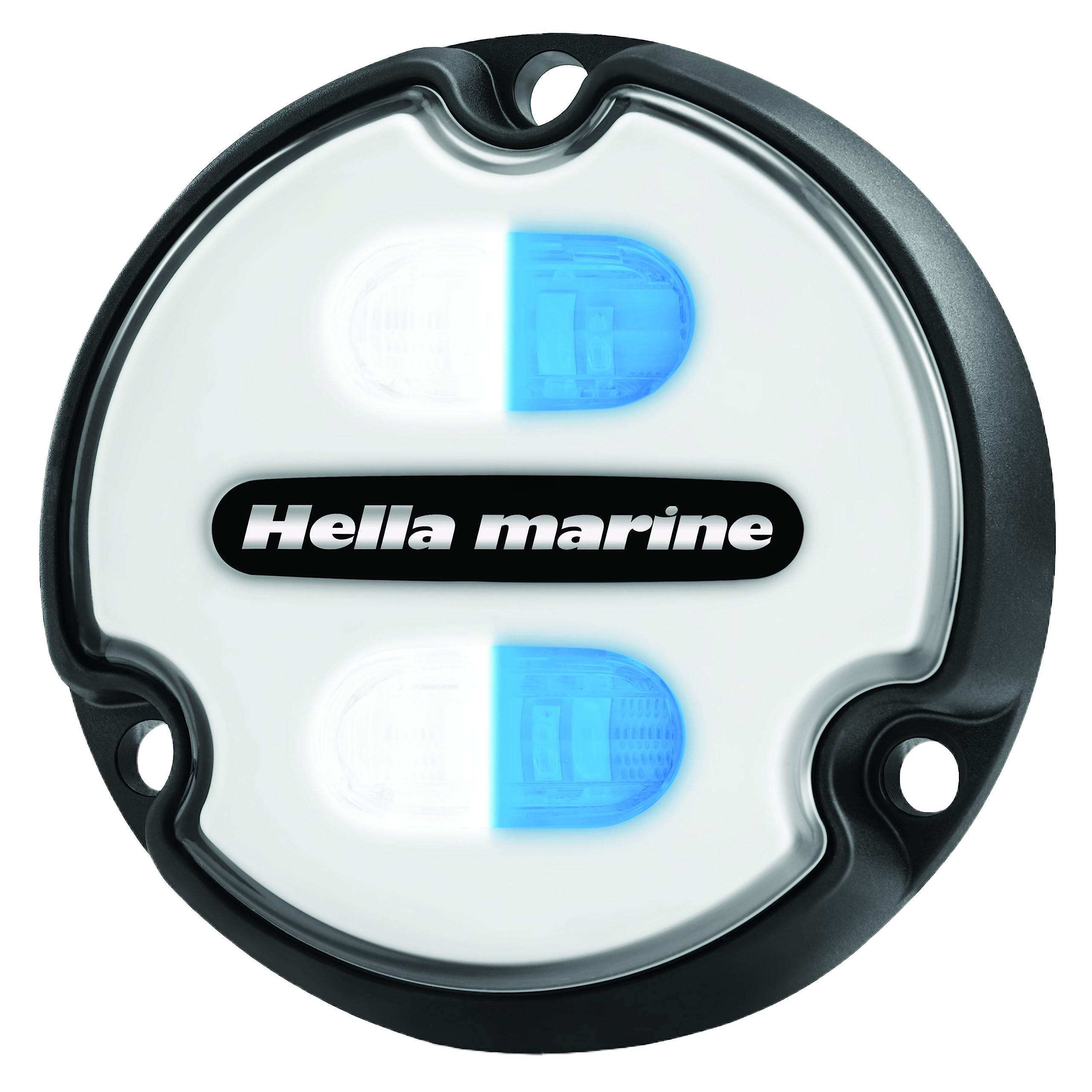 Hella Marine 16145011 A1 Navigation Light - Blue/White, Plastic, Black, White Lens, Single