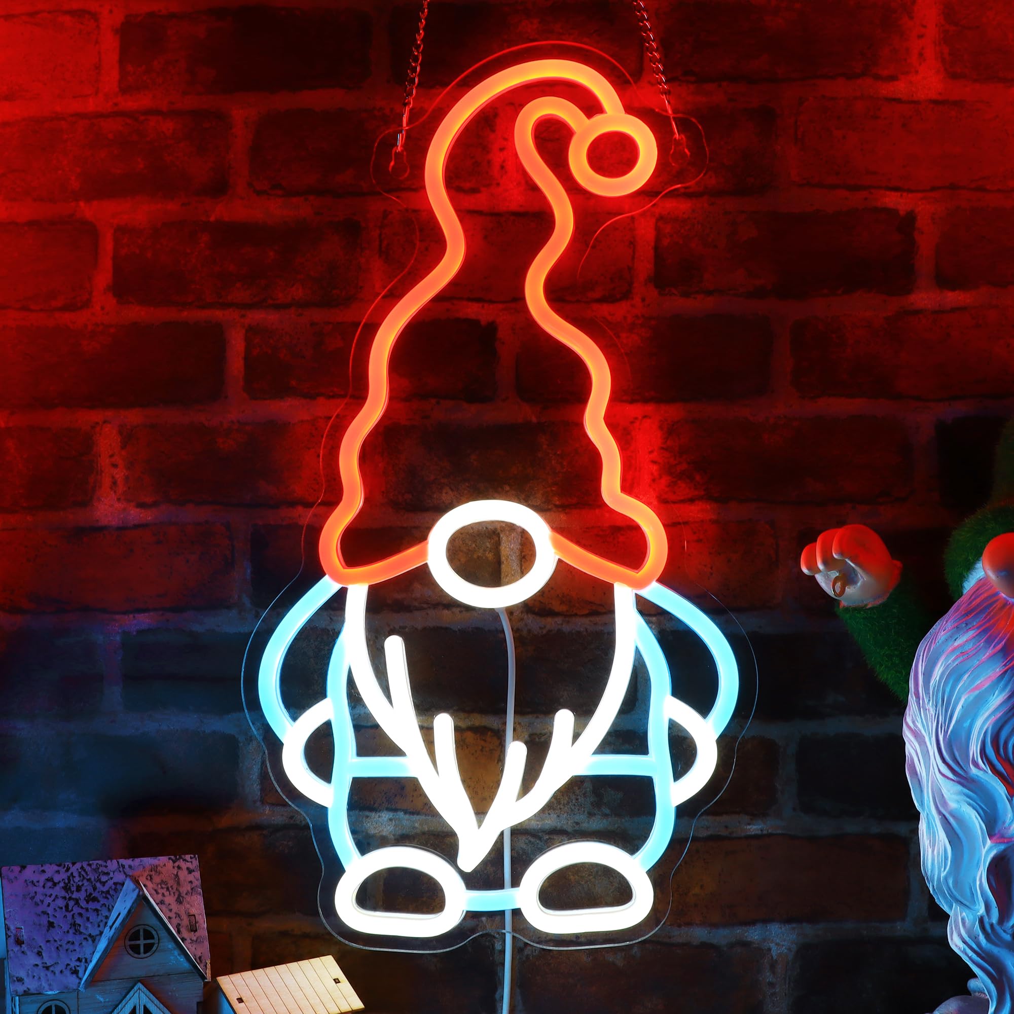  nite Gnome Neon Sign  Led Neon Lights For Room Wall Table Decor Art  Home Party Birthday Holiday Gift For Kids Teens mature-themeds