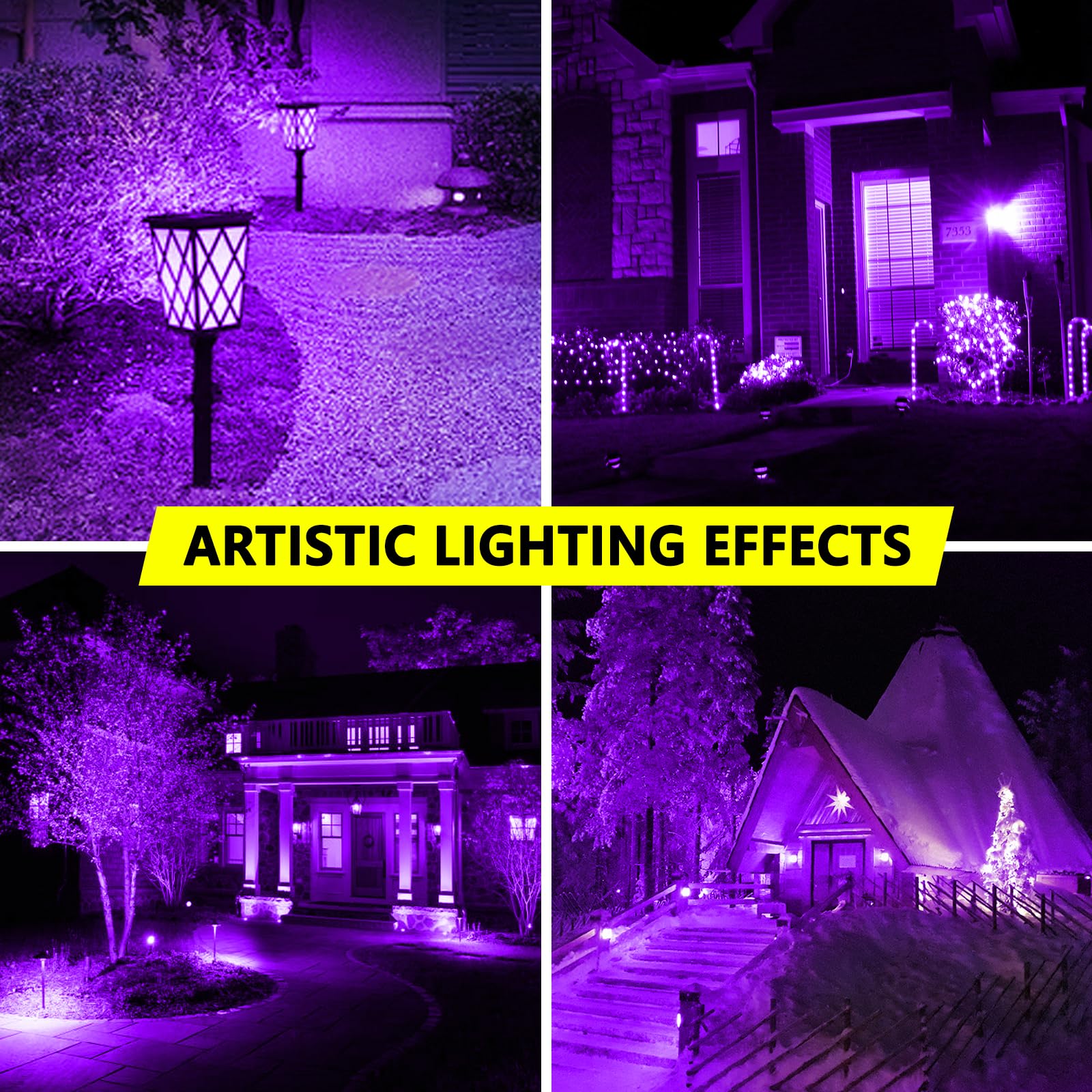 Wiyifada Led A19 Purple Light Bulb 2 Pack  9W Purple Led Light Replace Up To 100W  E26 Base Ac120V Dimmable Colored Light Bulb For Porch  Home Lighting  Party Decoration  Holiday Lighting