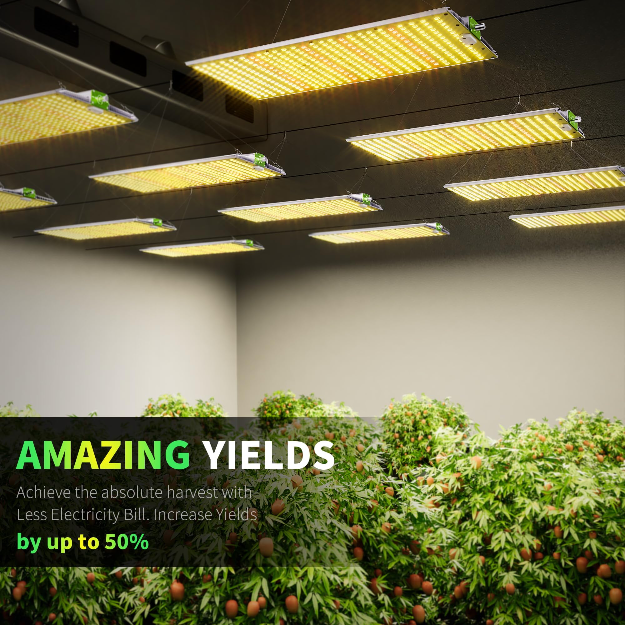 Bestva 2025 Upgraded Bp4000 Led Grow Light With High Yield Diodes & Dimmable Full Spectrum Plant Light For Indoor Plants Seedling Veg And Bloom Grow Lamp For 4X4/5X3 Grow Tent