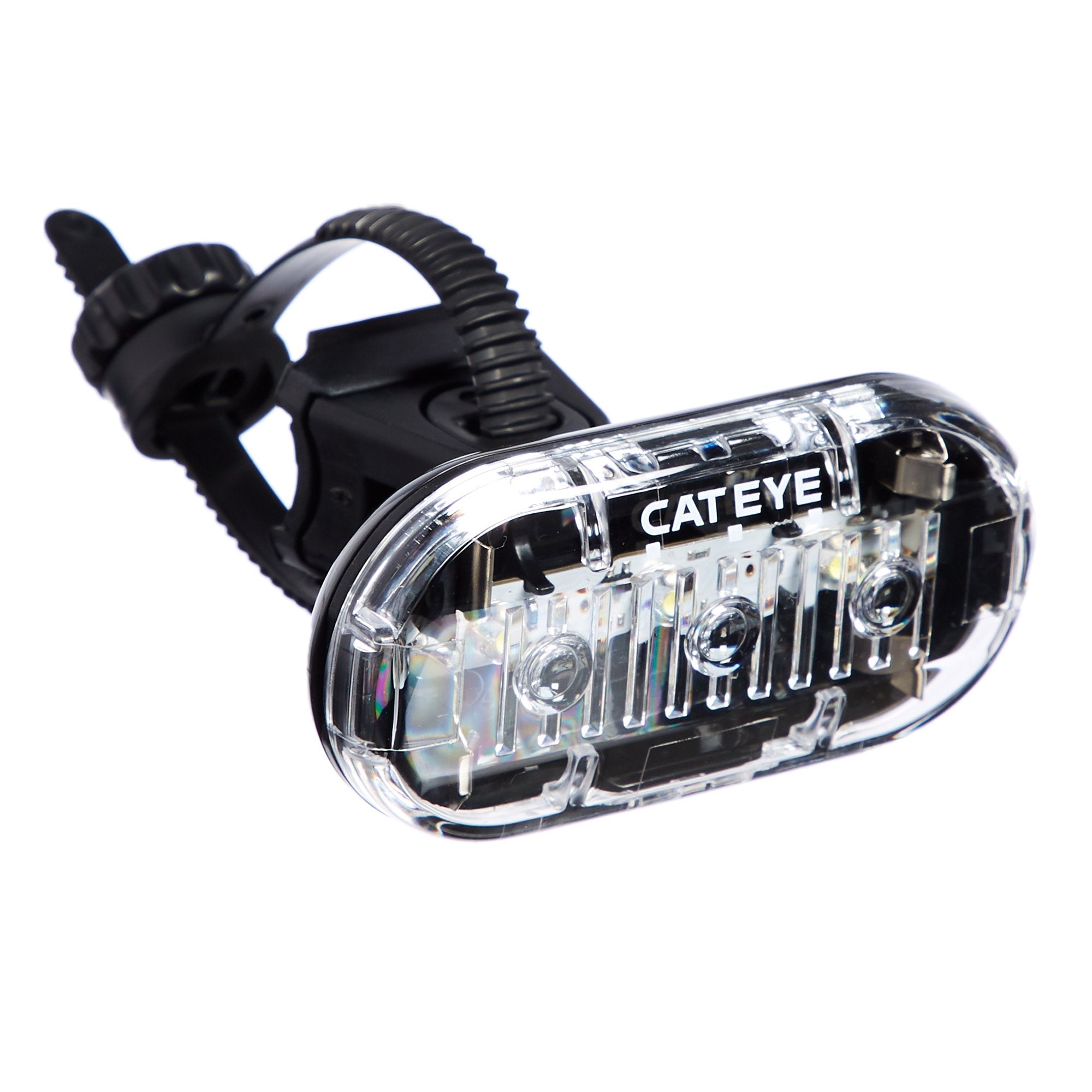 CATEYE Omni 3 Bike Safety Light - IPX4 Waterproof 3 LED Safety Light with 360 Visibility, Multiple Flashing Modes, AAA Battery, 