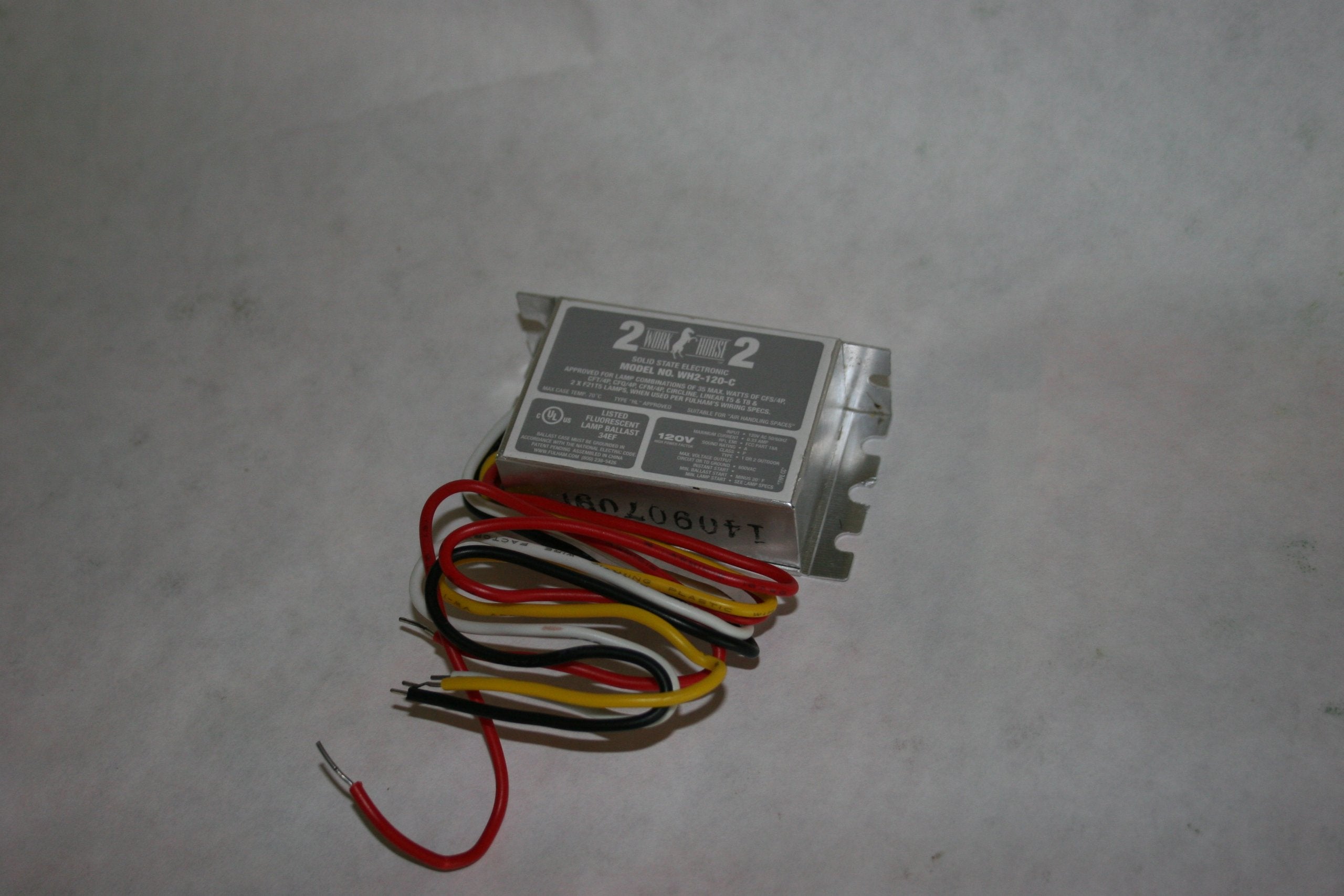 - Fulham Wh2-120-C Workhorse 2 Flourescent Lamp Ballasts - 120V -