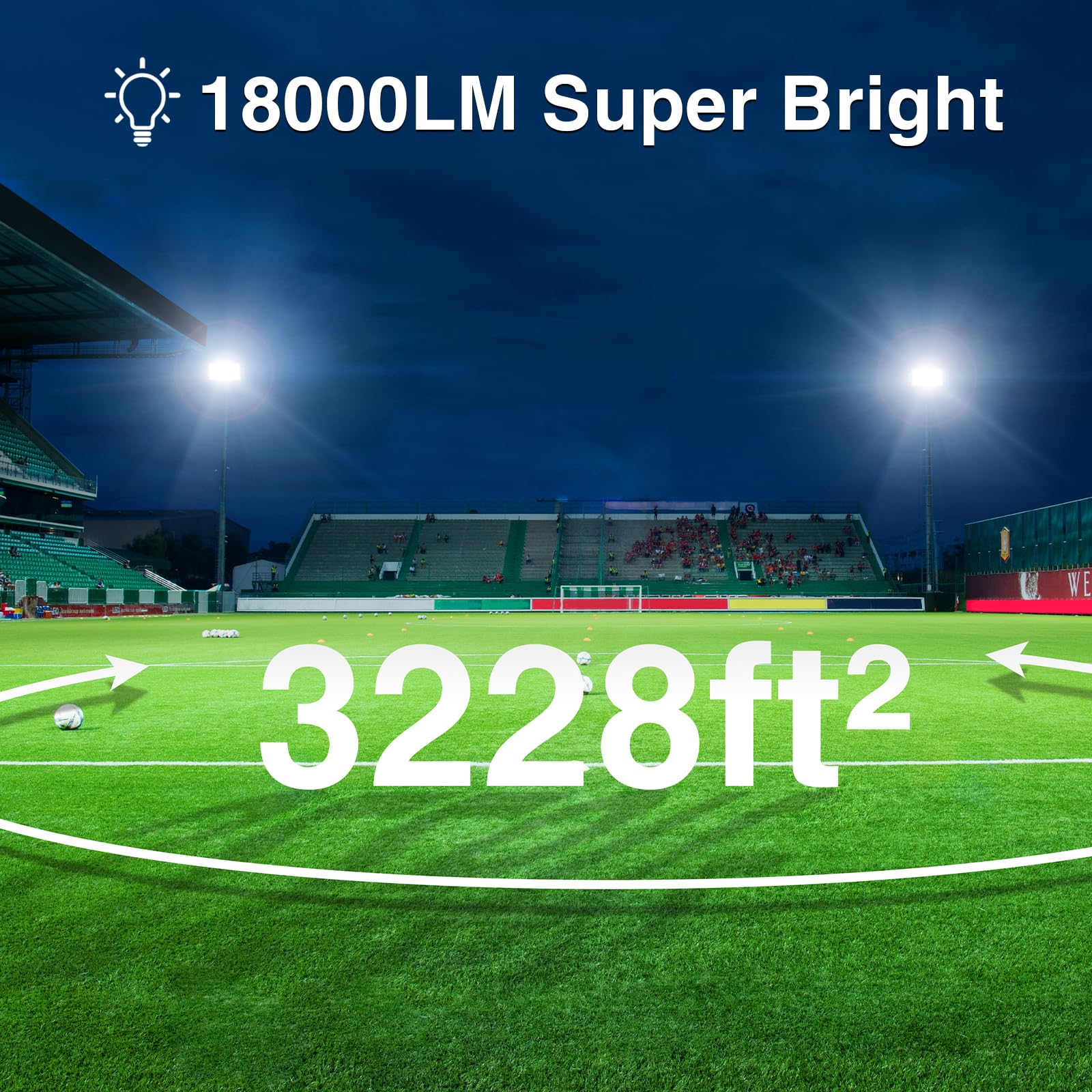 Onforu 200W Dusk To Dawn Led Outdoor Flood Light With Timer, Adjustable Brightness Up To 18000Lm, Ip66 Waterproof Security Light