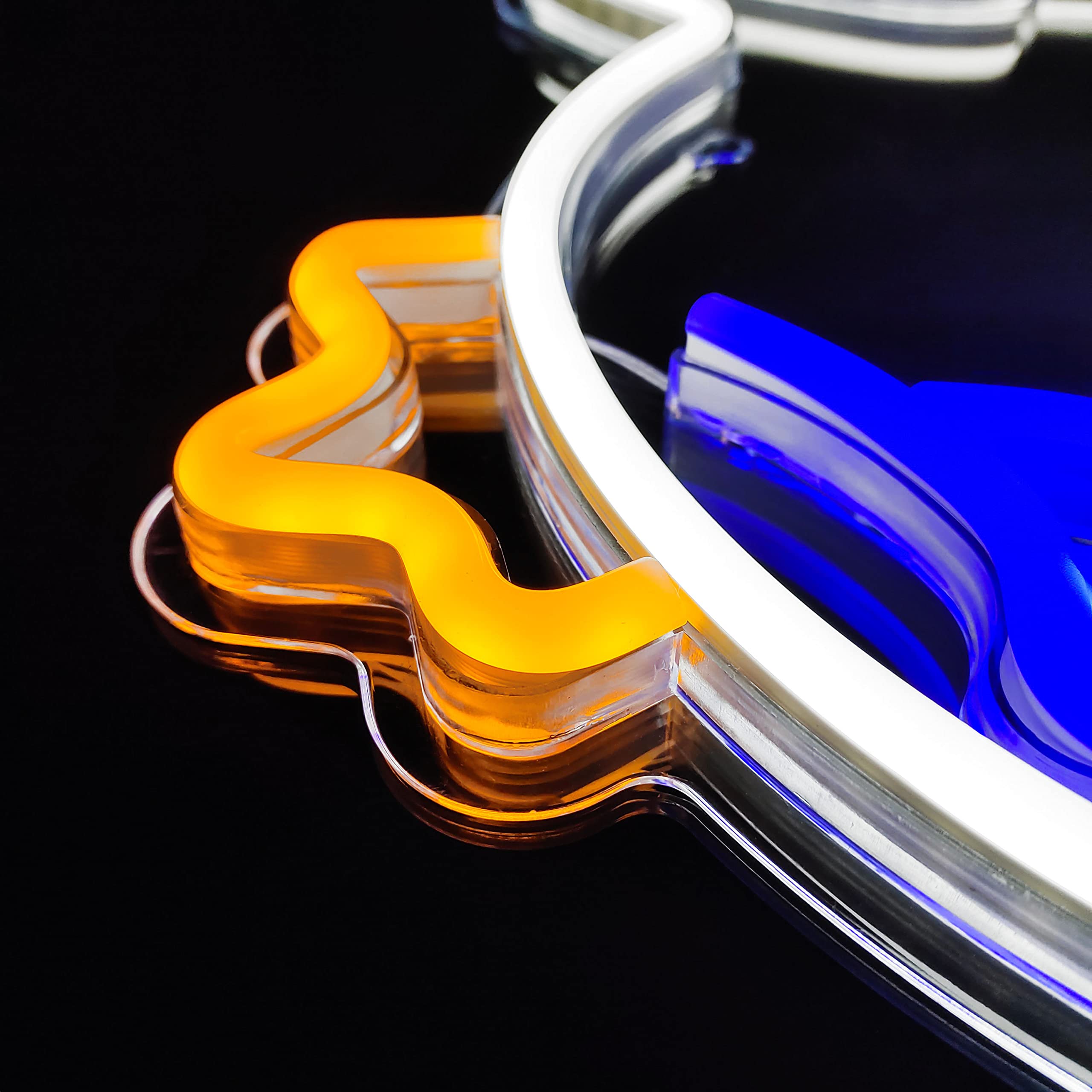 JOSEBRU Neon Sign King Boo The Ghost Face LED Neon Light Mario Lamp Acrylic Sign for Game Room Decor Gaming Light Accessory Gift