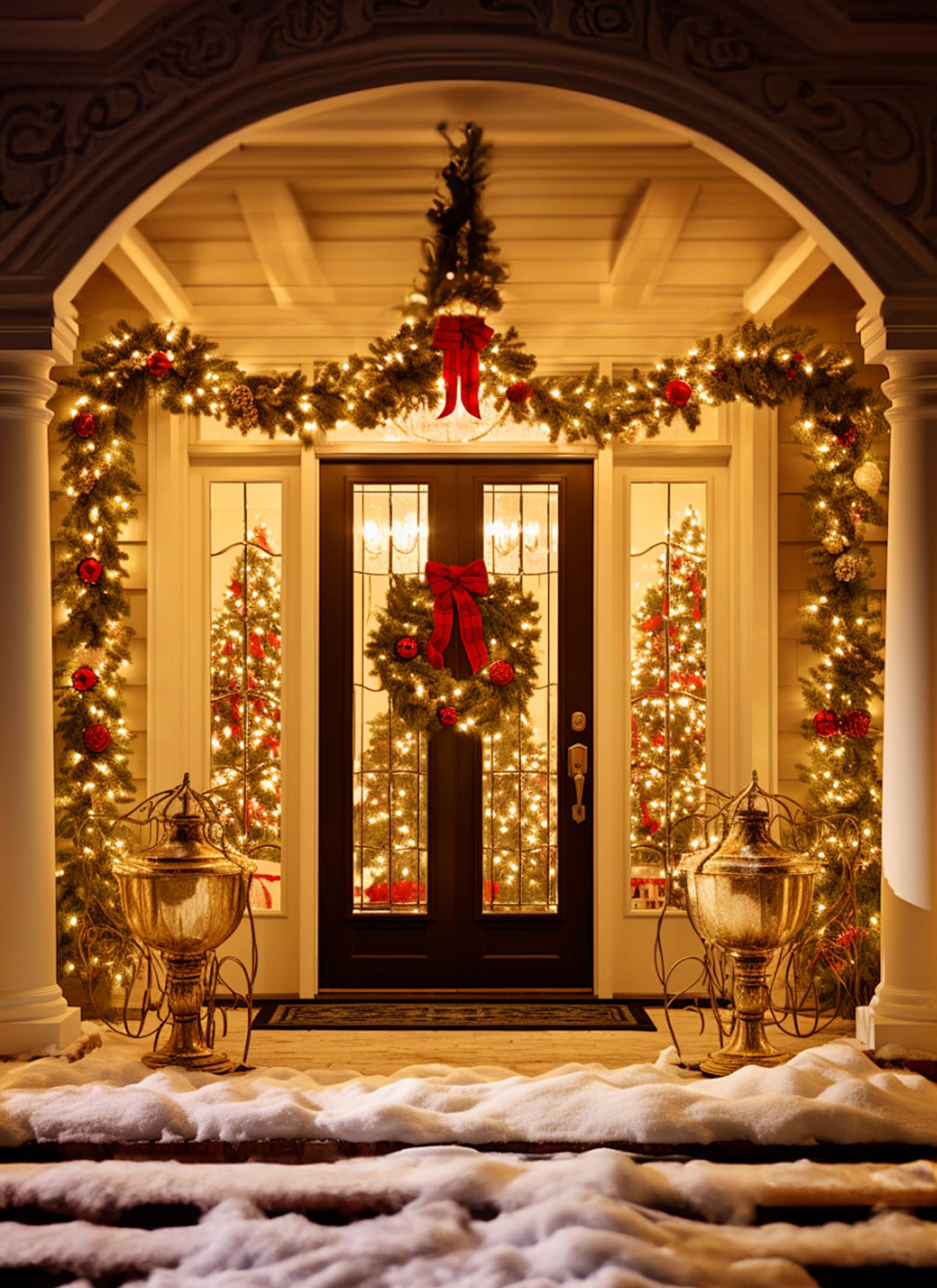 2 Pack Battery Operated String Lights Outdoor, 8Ft 120 Led Battery Powered String Fairy Lights With Time, 8 Modes, Waterproof Twinkle String Lights For Outside Indoor Bedroom Tree Wedding, Warm White