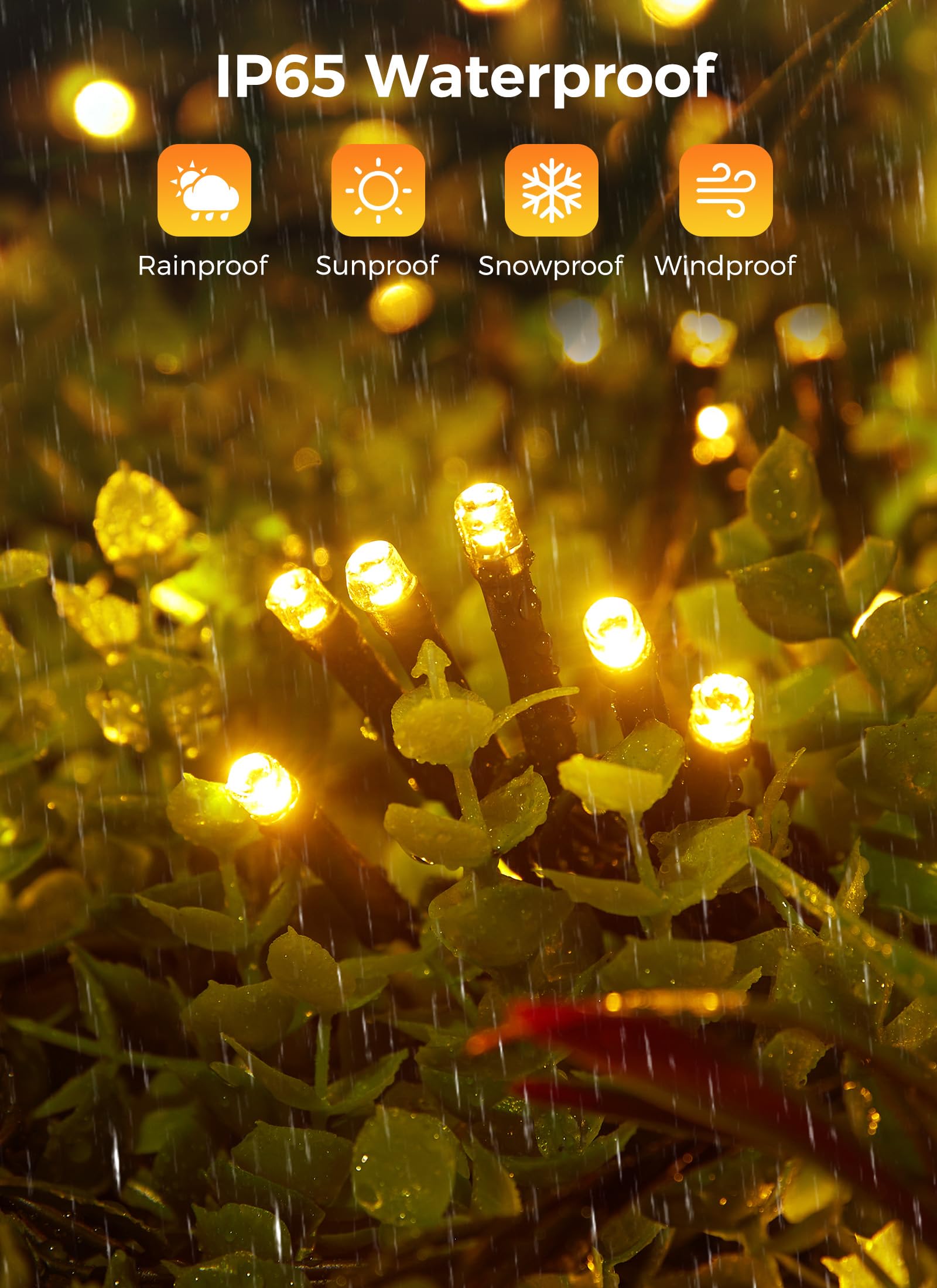 85Ft 240Led Solar Lights Oudoor Ip65 Waterproof Solar Powered Lights With 8 Lighting Modes For Party Garden Yard Home Holiday Tr