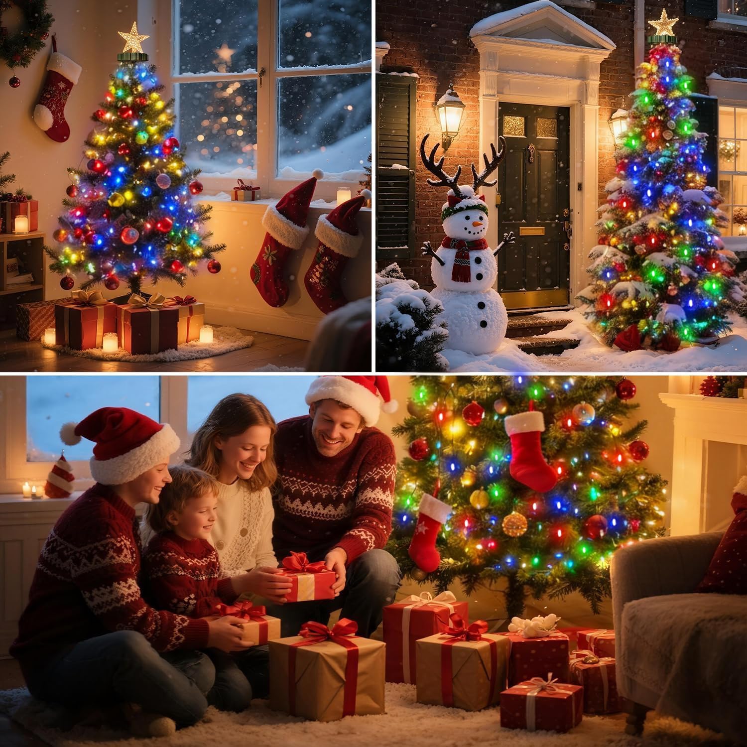 Btfarm Christmas Tree Lights With Remote  9.84Ft 480 Led Usb Plug In Fairy Xmas Light For 8-12Ft  Timer Waterproof Dimmable Cascading Twinkle String Lights 8 Modes For Indoor Outdoor Decor  Multicolor
