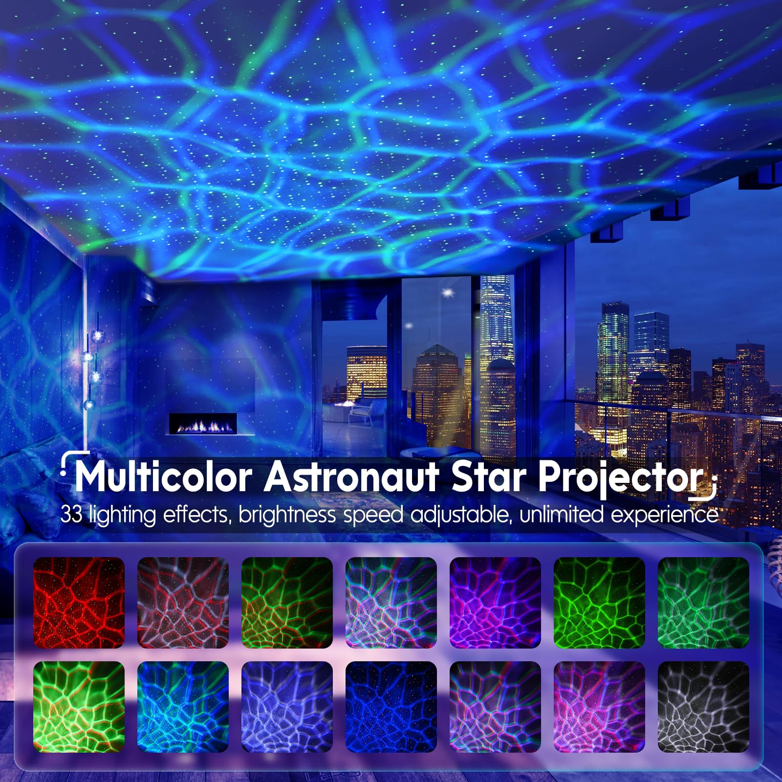 Rossetta Astronaut Galaxy Projector Night Light With Timer And Remote  Kids mature-themeds Room Decor  Party  Gifts For Christmas  Birthdays