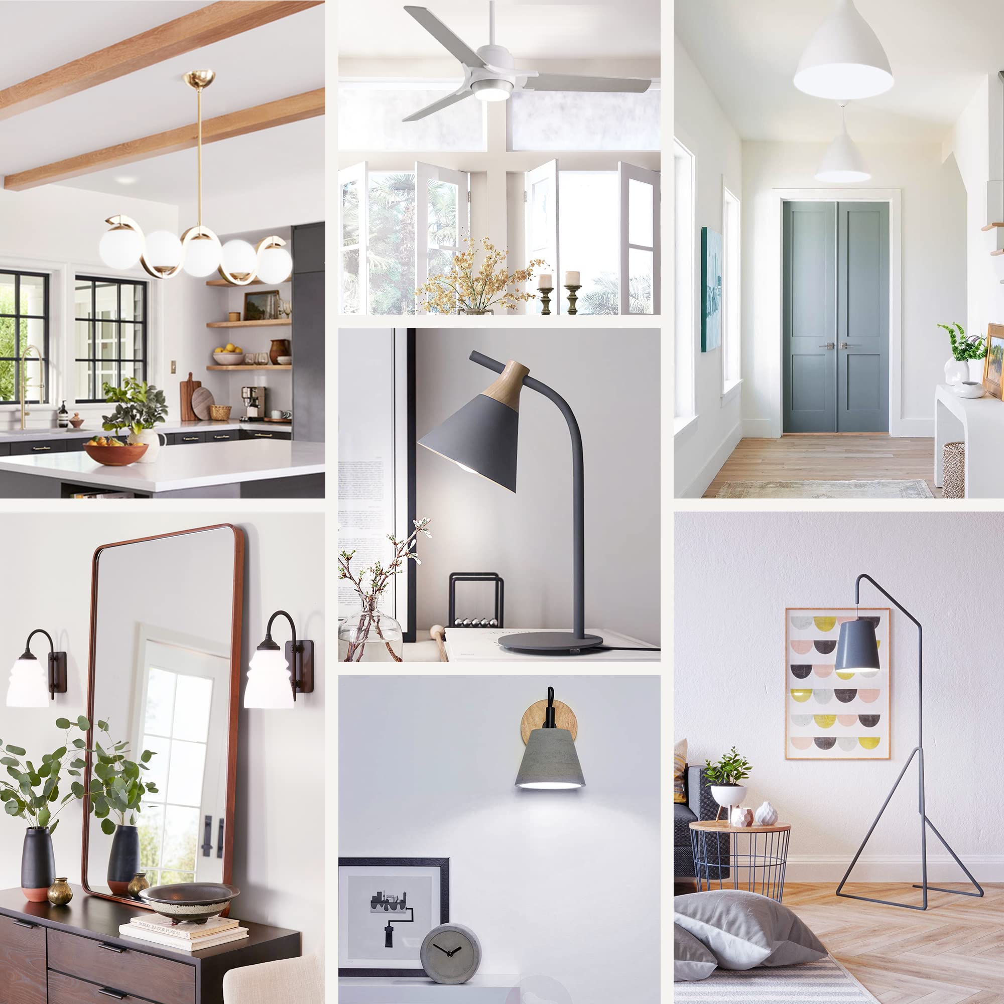 Maylaywood A19 Led Light Bulbs, 60 Watt Equivalent Led Bulbs, Cool White 6000K, 850 Lumens, E26 Base, Non-Dimmable, 9W Bright White Led Bulbs, 12-Pack