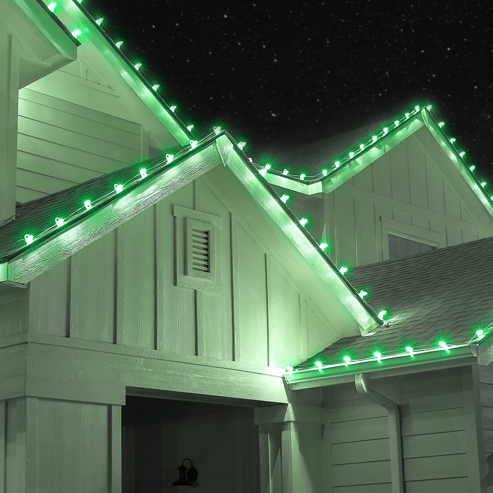 Set Of 500 Holiday Lighting Outlet C9 Led Christmas Lights | Green C9 Led Filament Lights | C9 Christmas Light Bulbs For Indoor