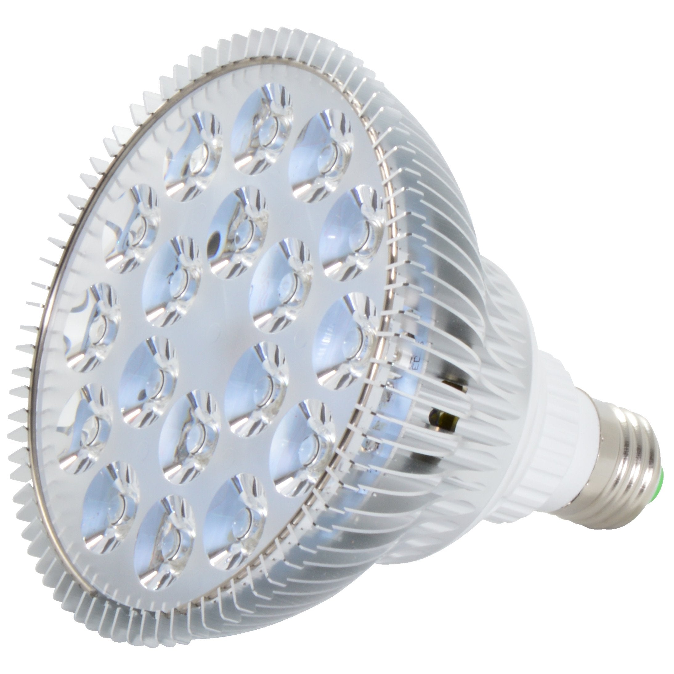 ABI PAR38 LED Grow Light Bulb 26W with Active Cooling, Red 630nm, High Power, Model GR-PAR38-26W-RED