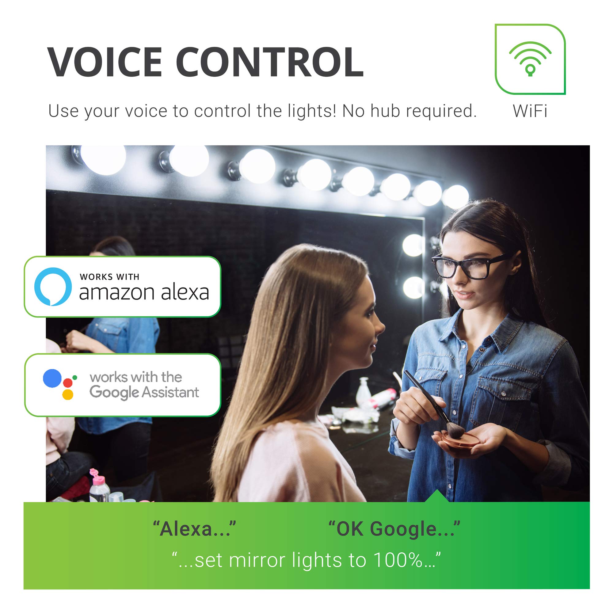 Sunco Smart Globe Bulbs G25 LED, 5W, Color Changing RGBCW, Dimmable, 2 Pack