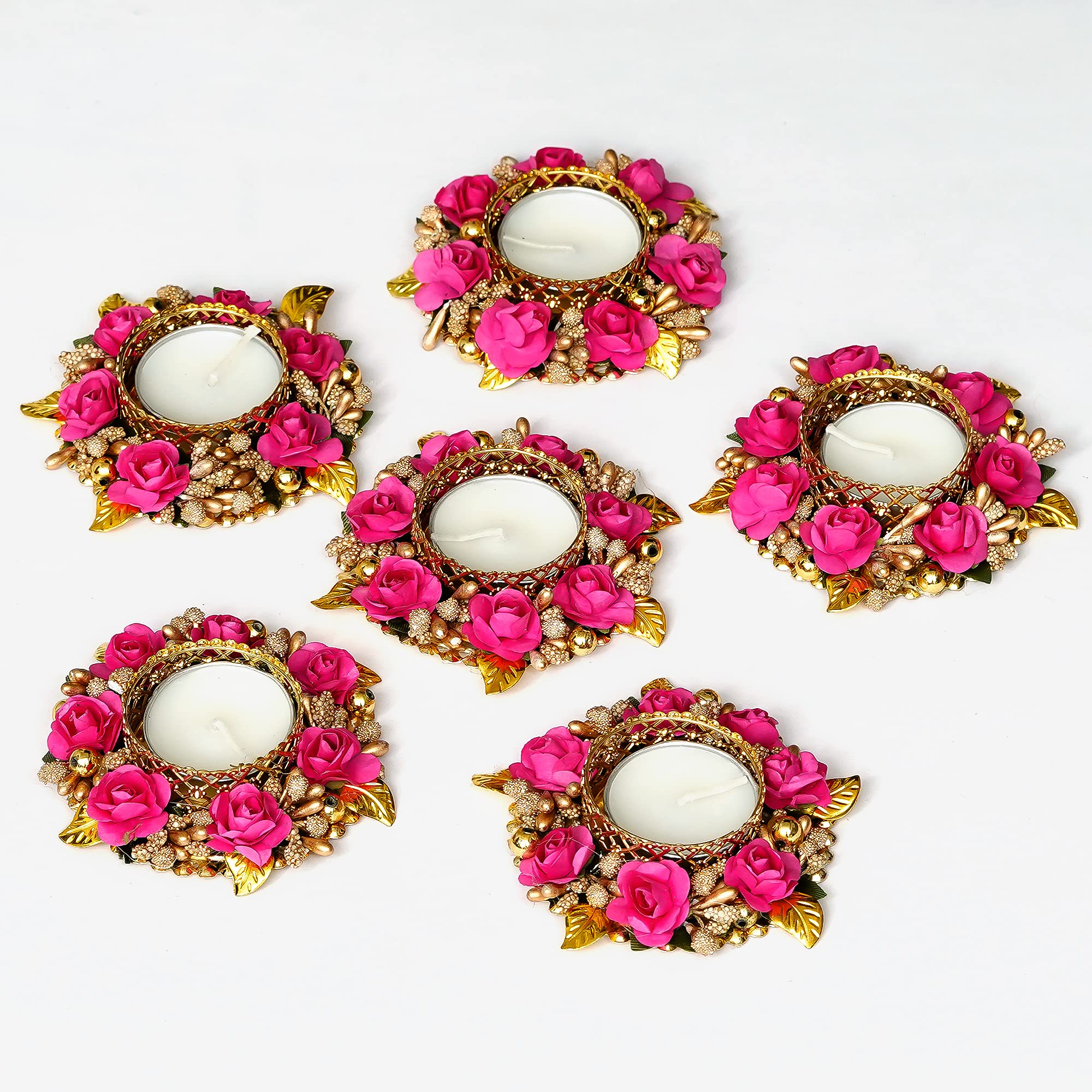 Sanvatsar Home Decorative Diya Set of 6 | Corporate Gift, Diwali Gift Diya,Deepak, Candles, New Year Gift, Christmas Gifts, Home