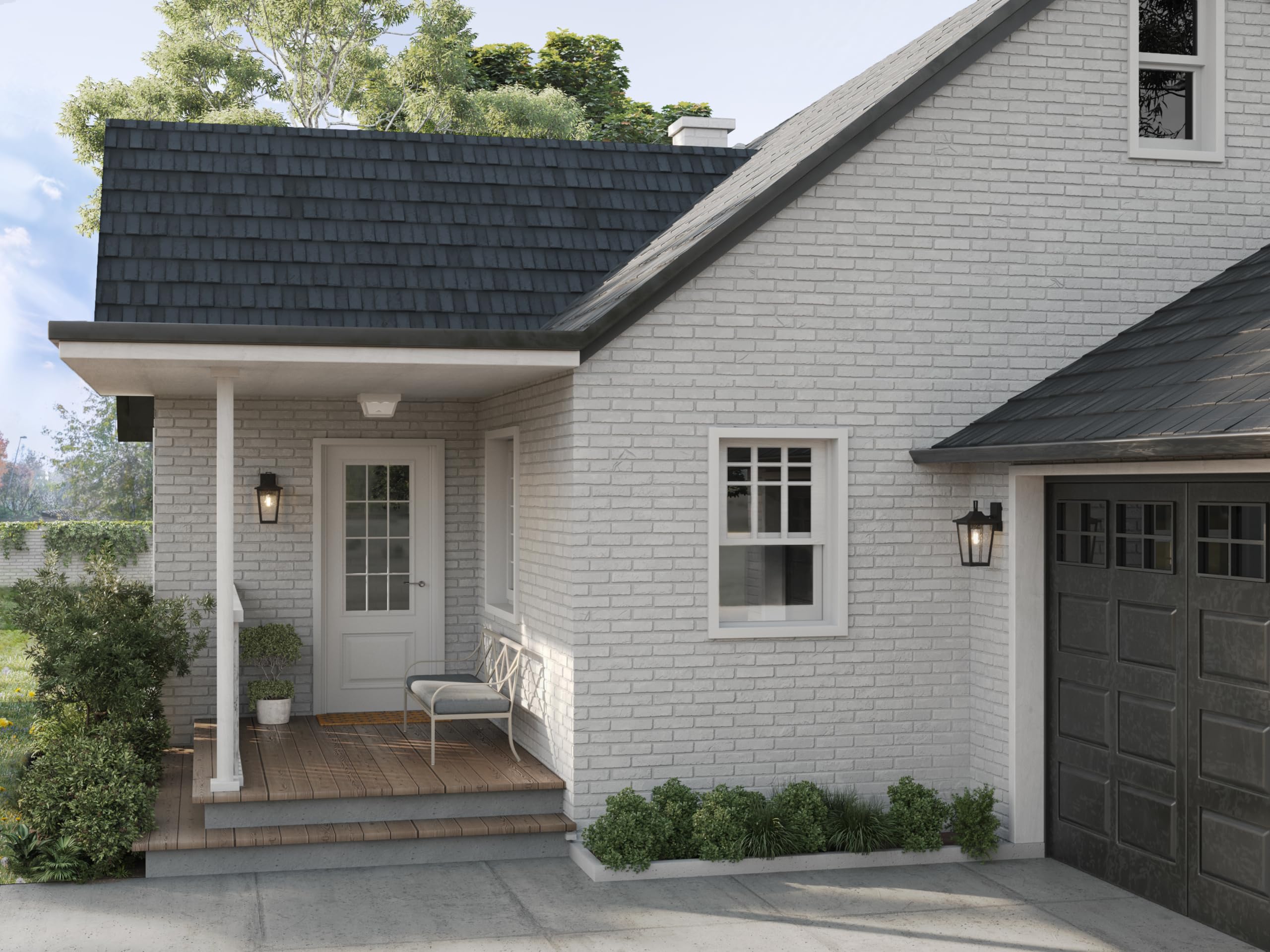 Progress Lighting P5745-30 Transitional Indoor Outdoor Close To Ceiling Flush Mount Light, 10.25-Inch Diameter X 5.5-Inch Height