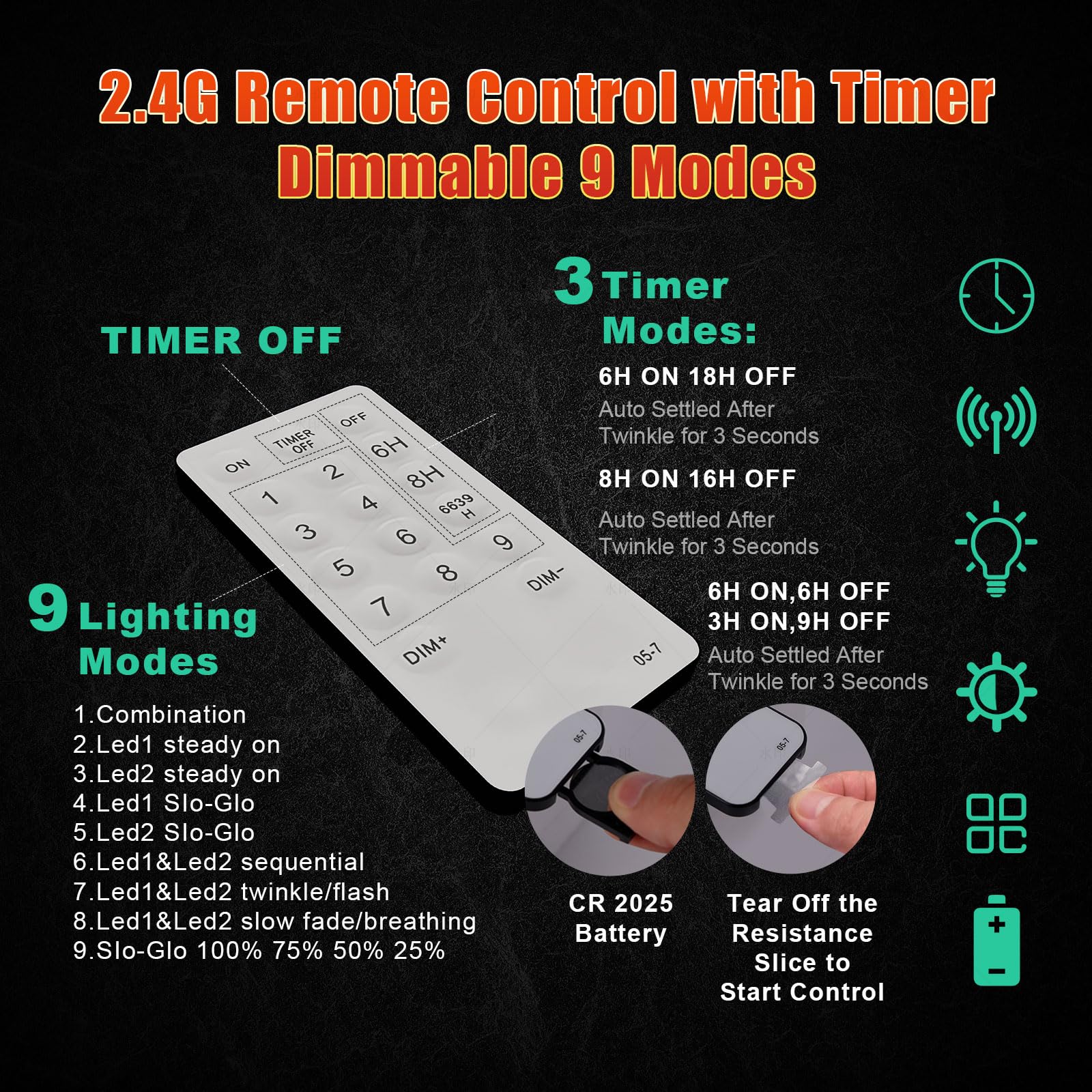 Comfyaura 12 Modes Easy Christmas Tree Lights With Ring Indoor Outdoor - 6.56Ft X 12 Lines String 288 Led Timer Dimmable Remote Waterproof Lights For 6 7 Ft Xmas Tree Decor (Cool White Or Multicolor)