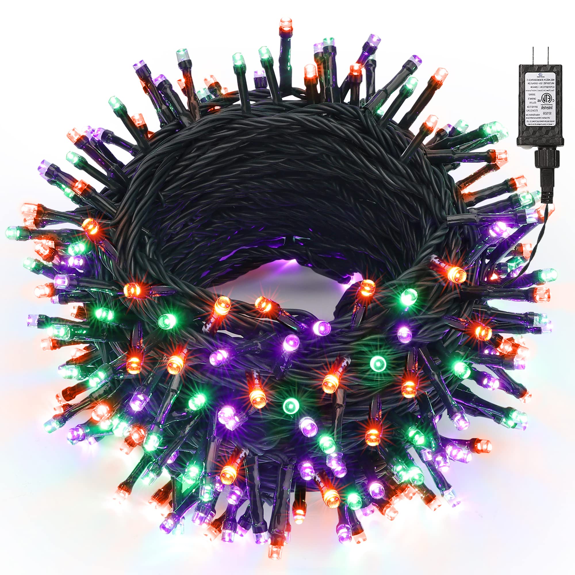 Brizled Mini Halloween Lights, 78.74ft 240 LED String Lights Connectable, 8 Modes Outdoor Halloween Lights, Halloween Tree Light