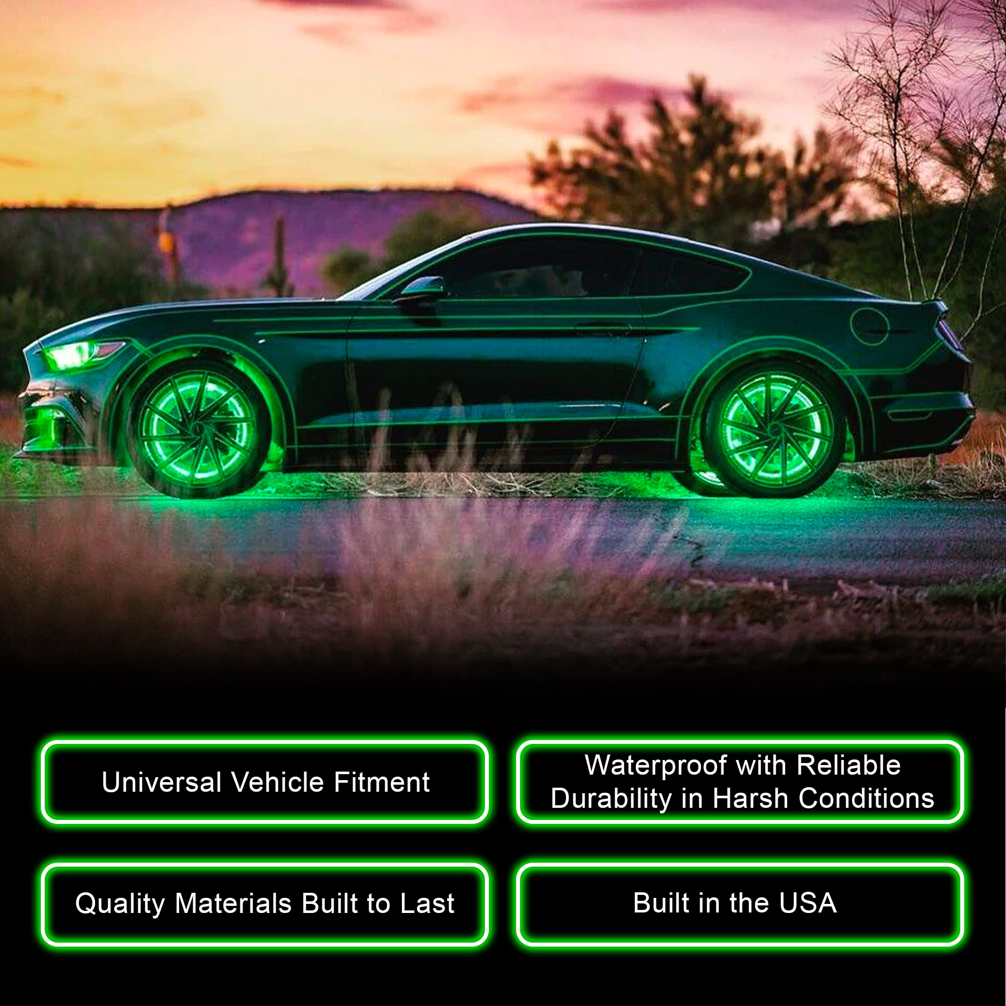 ORACLE LED Illuminated Wheel Rings - ColorSHIFT Dynamic 4215-332