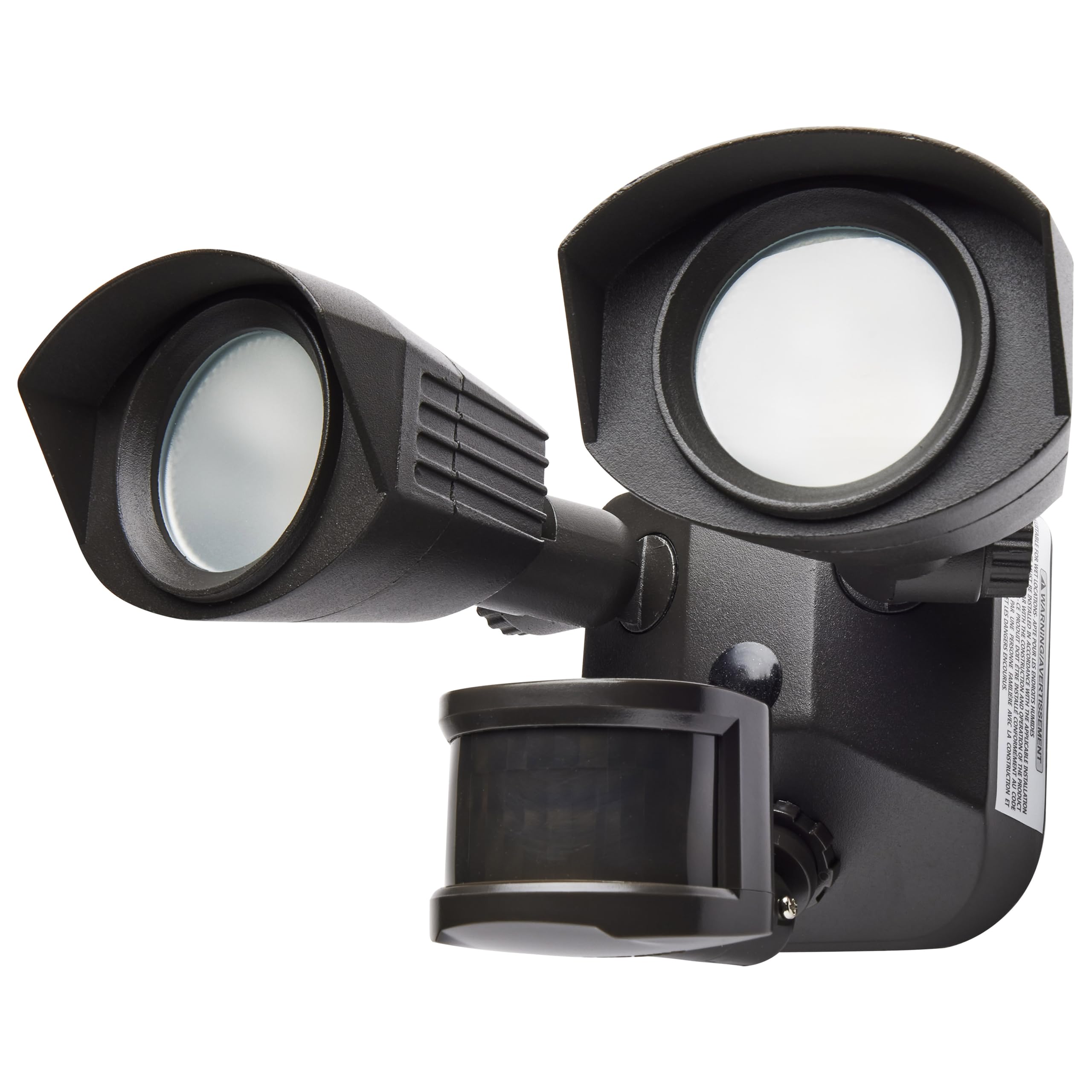 Nuvo 65/219 Led Dual-Head Security Light, 4000K, Motion Sensor, Bronze