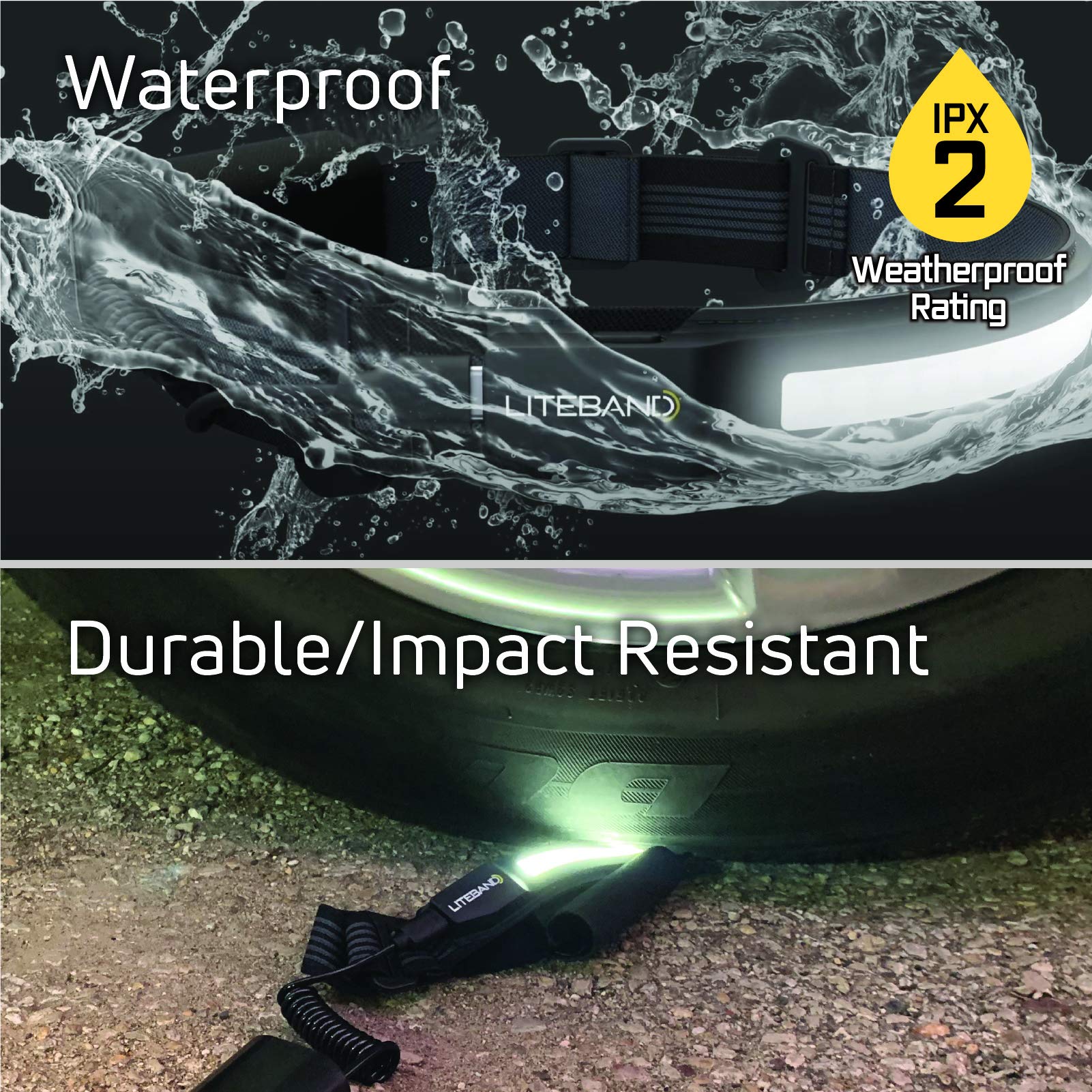 Liteband Activ 350 Lumens Led Headlamp Aaa Battery Powered, Best Rated Super Light Head Lamps For Adults Forehead, Running, Camp