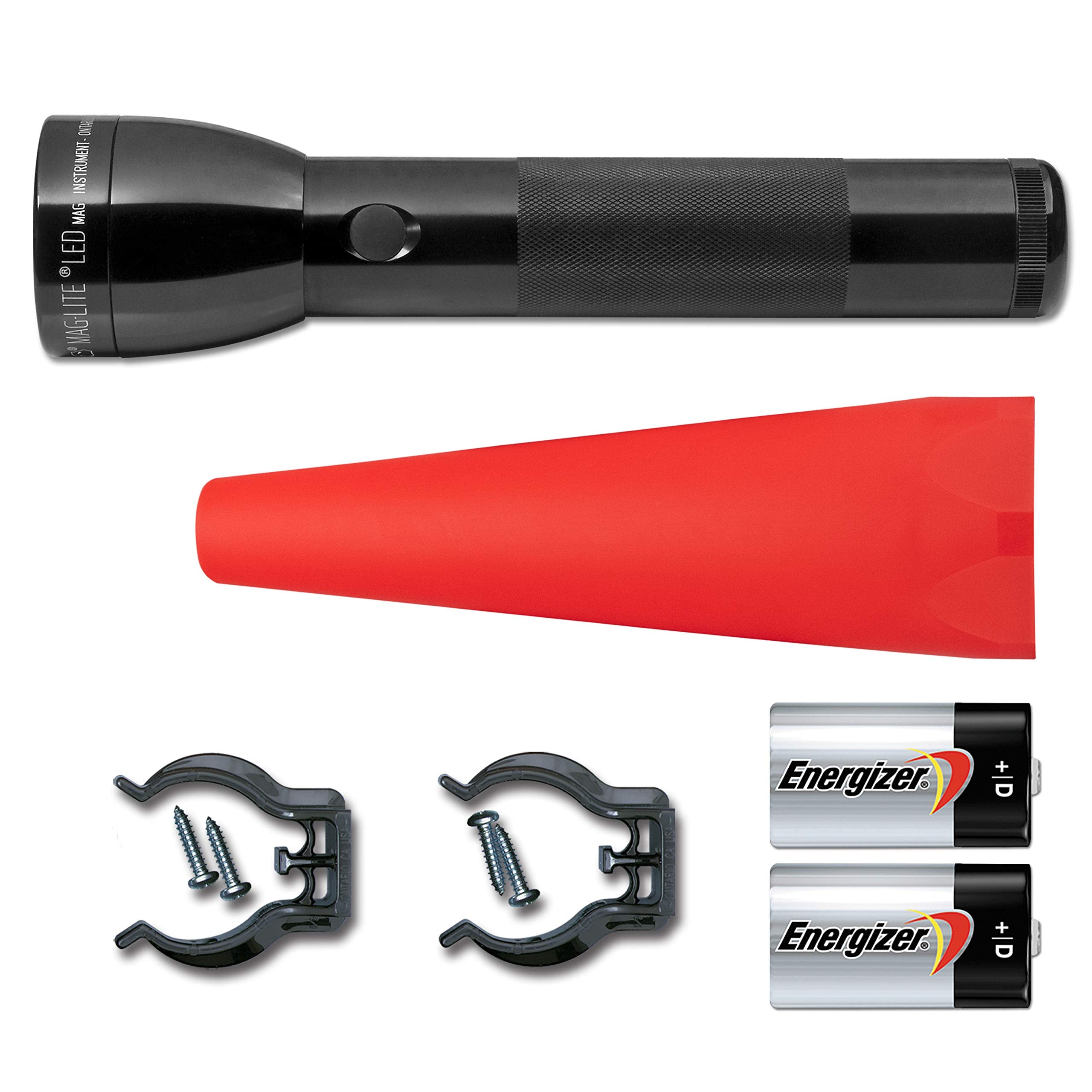 Ml300L-I201G Maglite, 2 Cell ''D'' Multi Mode Elect Swicth, 524 Lumens