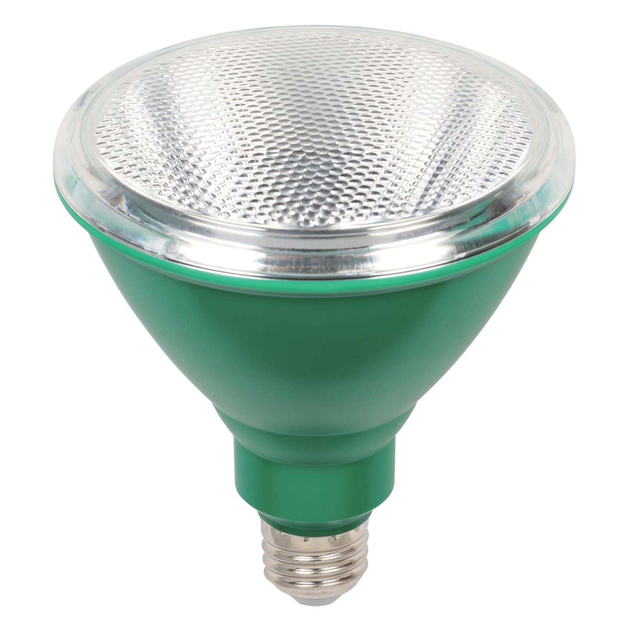 Westinghouse PAR38 LED Light Bulb, 100W Equivalent, Green, Weatherproof, 1 Count, Model 3314900