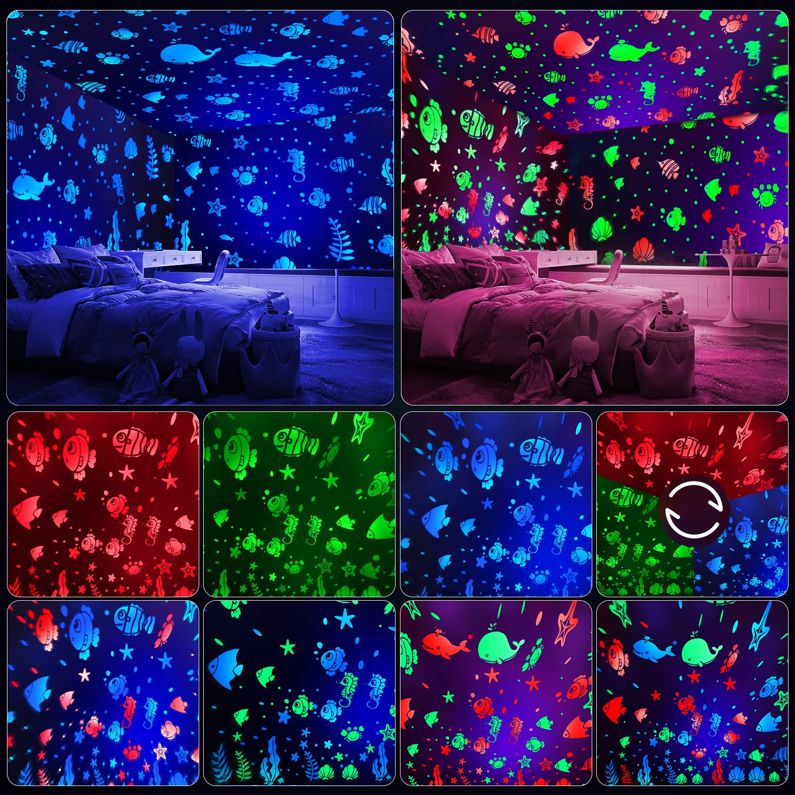 Night Light Projector For Kids Baby Night Light And Sound Machine For Kids Room,Built-In 29 Soothing Sounds For Baby Sleeping.Ki