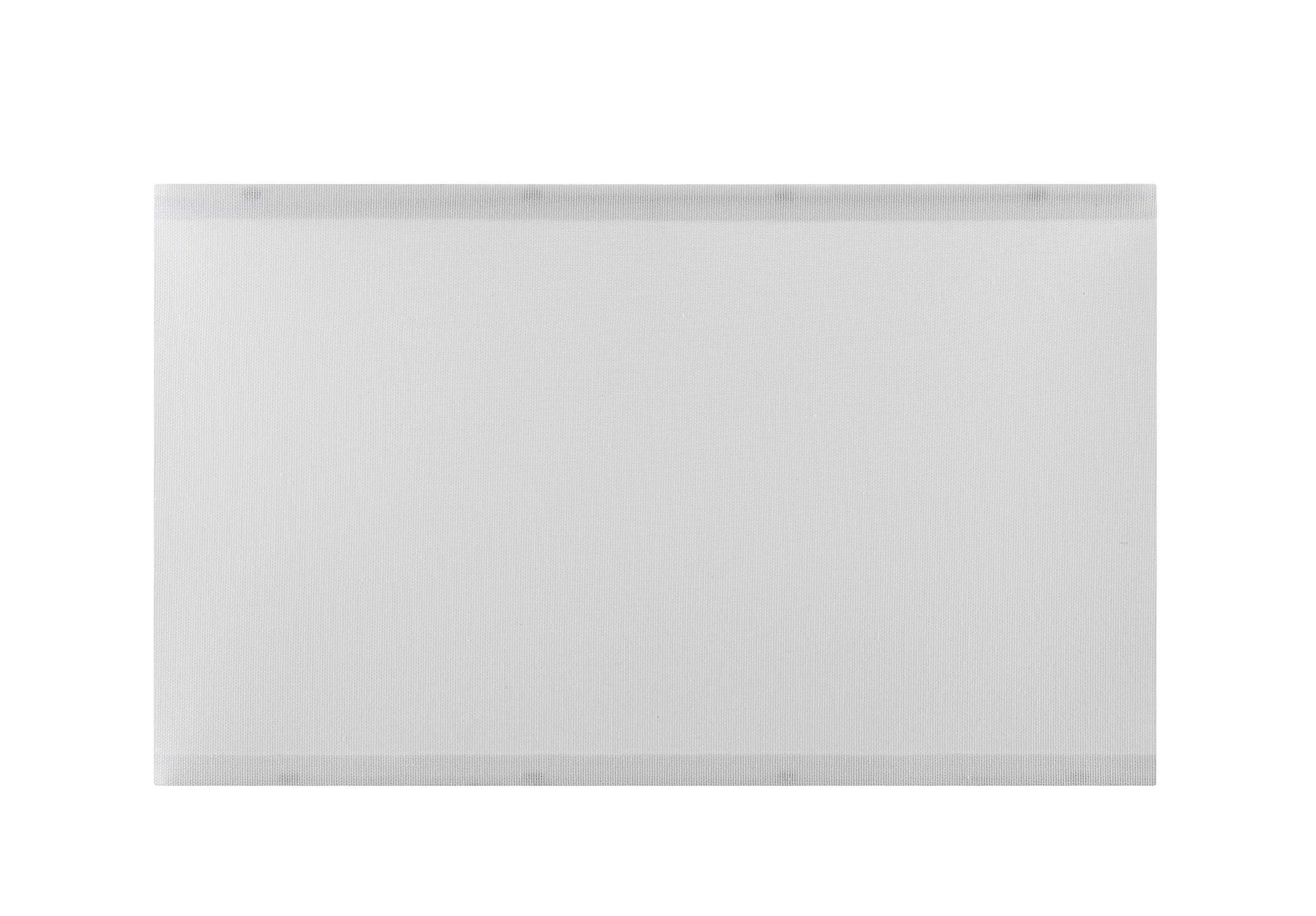 Aspen Creative Rectangular Spider Shade, 17+11in Top x 17+11in Bottom x 10in Height, White Linen, Model 38752, 1 Count