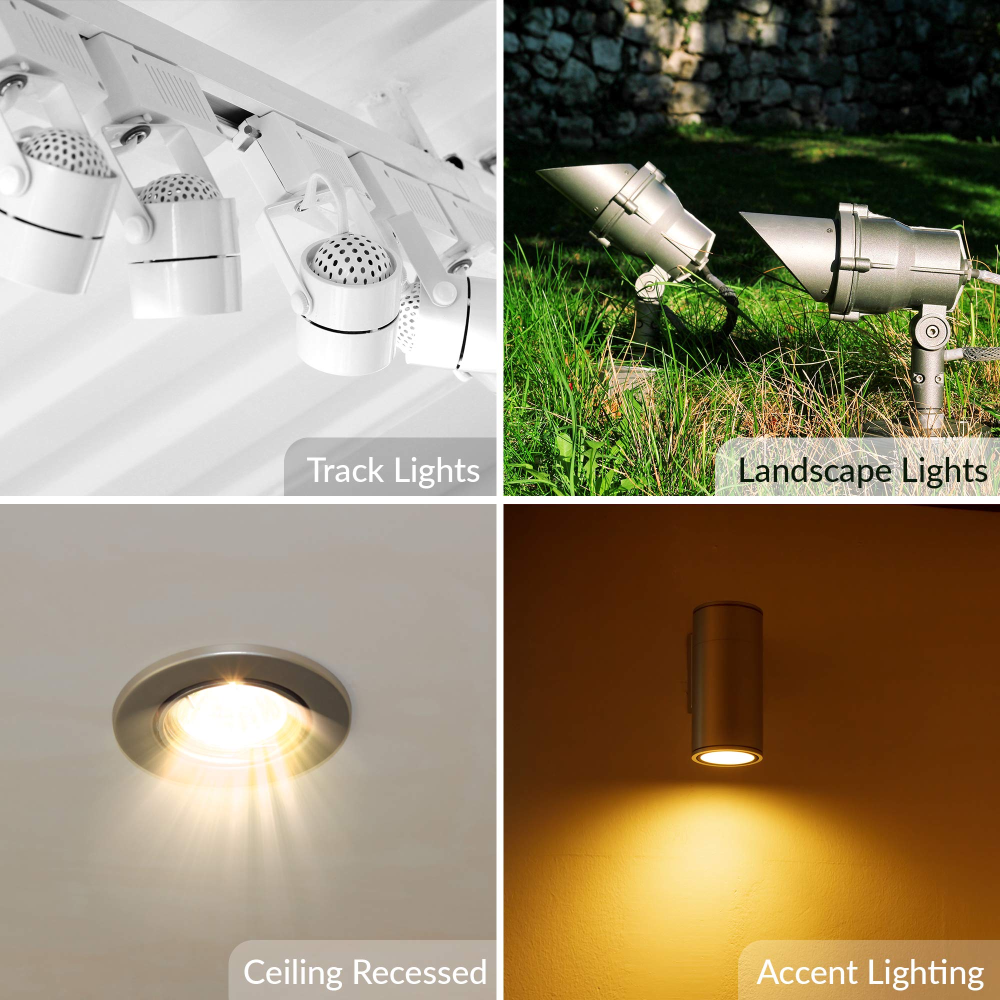Simba Lighting LED MR16 3.5W Light Bulb, 10 Pack, 2700K Warm White, GU5.3 Bipin Base, Non-Dimmable, Halogen