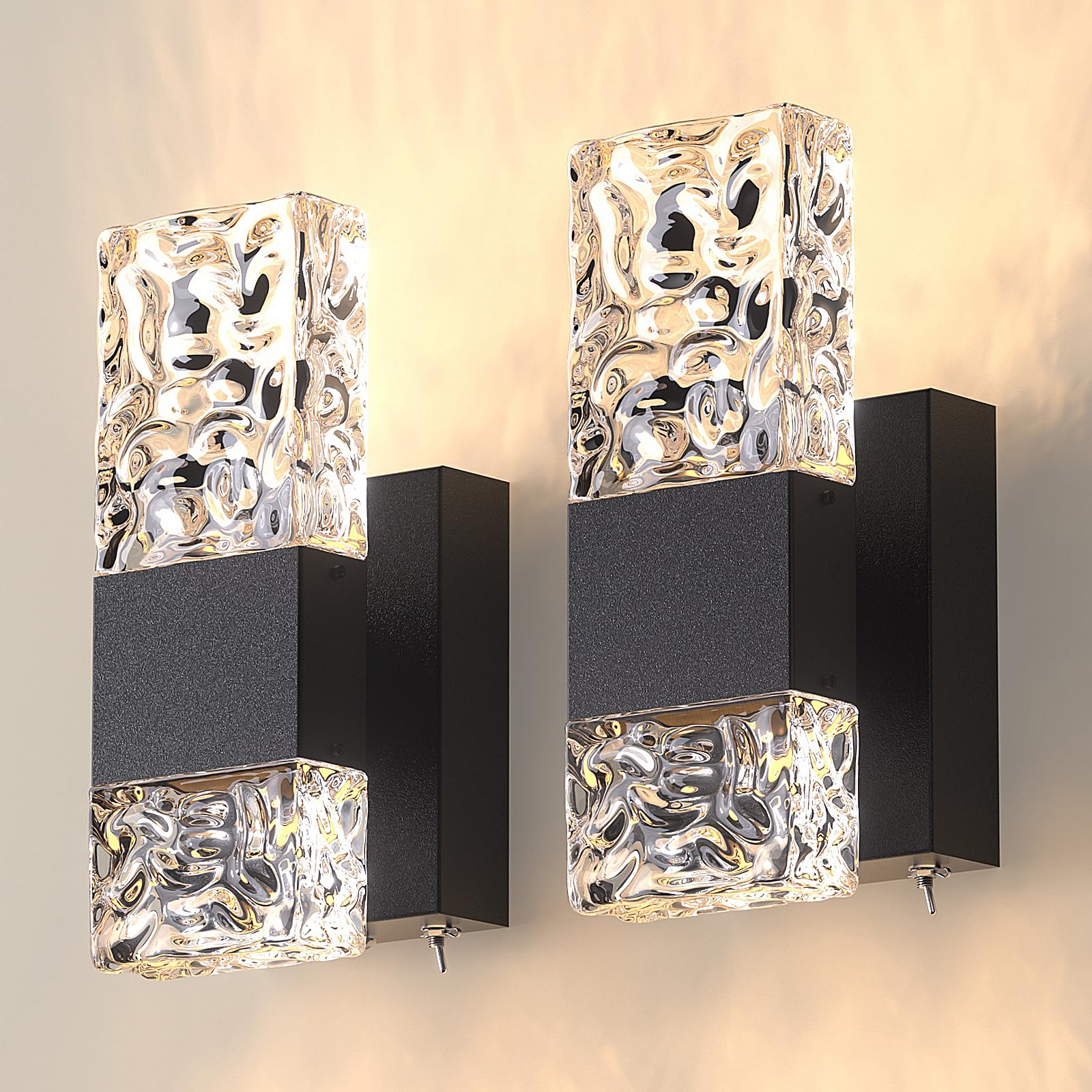 Hitoo Battery Operated Wall Sconces Set Of 2, 10000Mah Wireless Rechargeable Wall Lights, Dimmable Led Wall Lights With Remote C