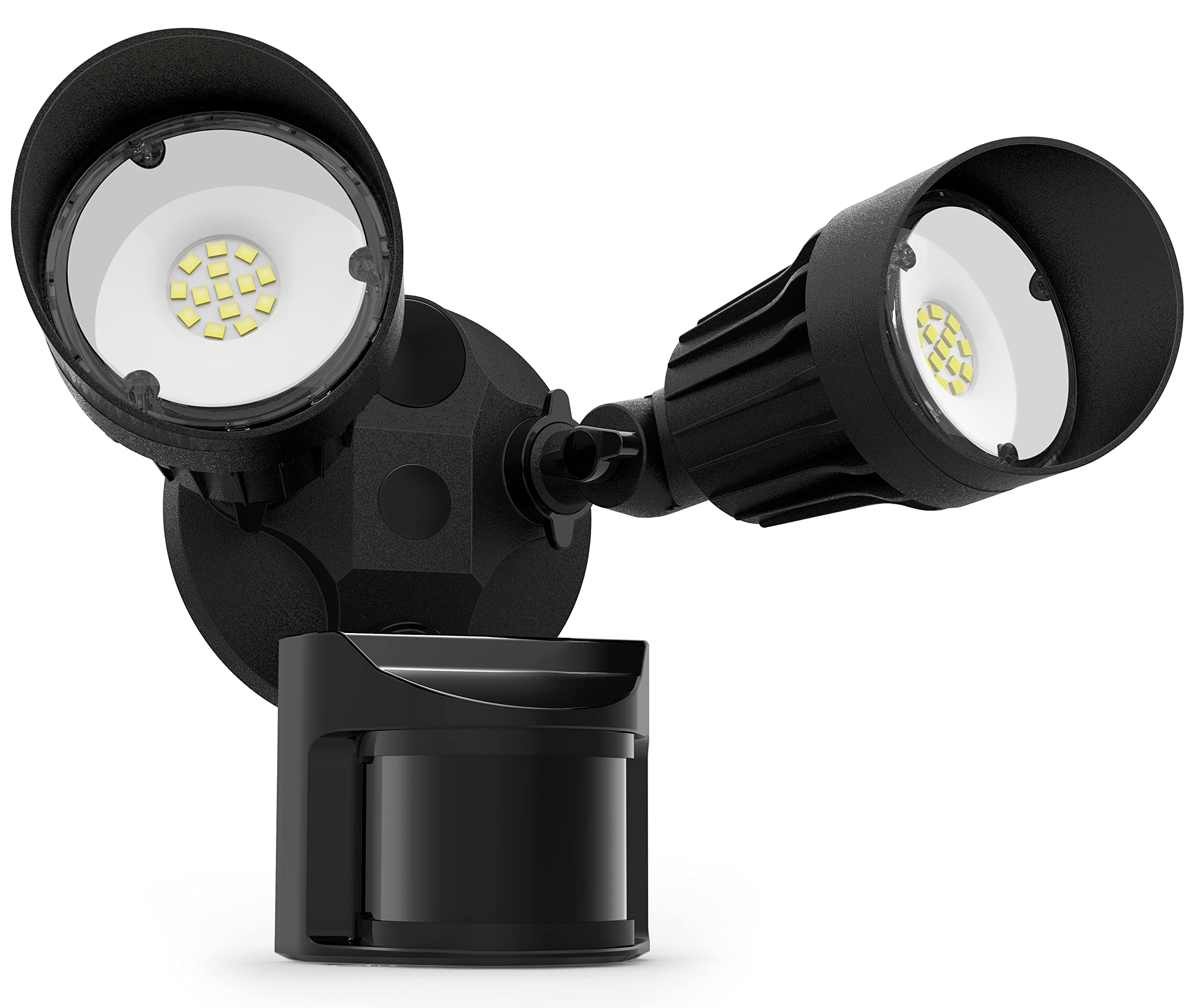 JJC LED Security Lights Motion Sensor Flood Light Outdoor Fixture,2000LM 27.5W(120W Equiv.) IP65 Waterproof,3000K Warm White DLC