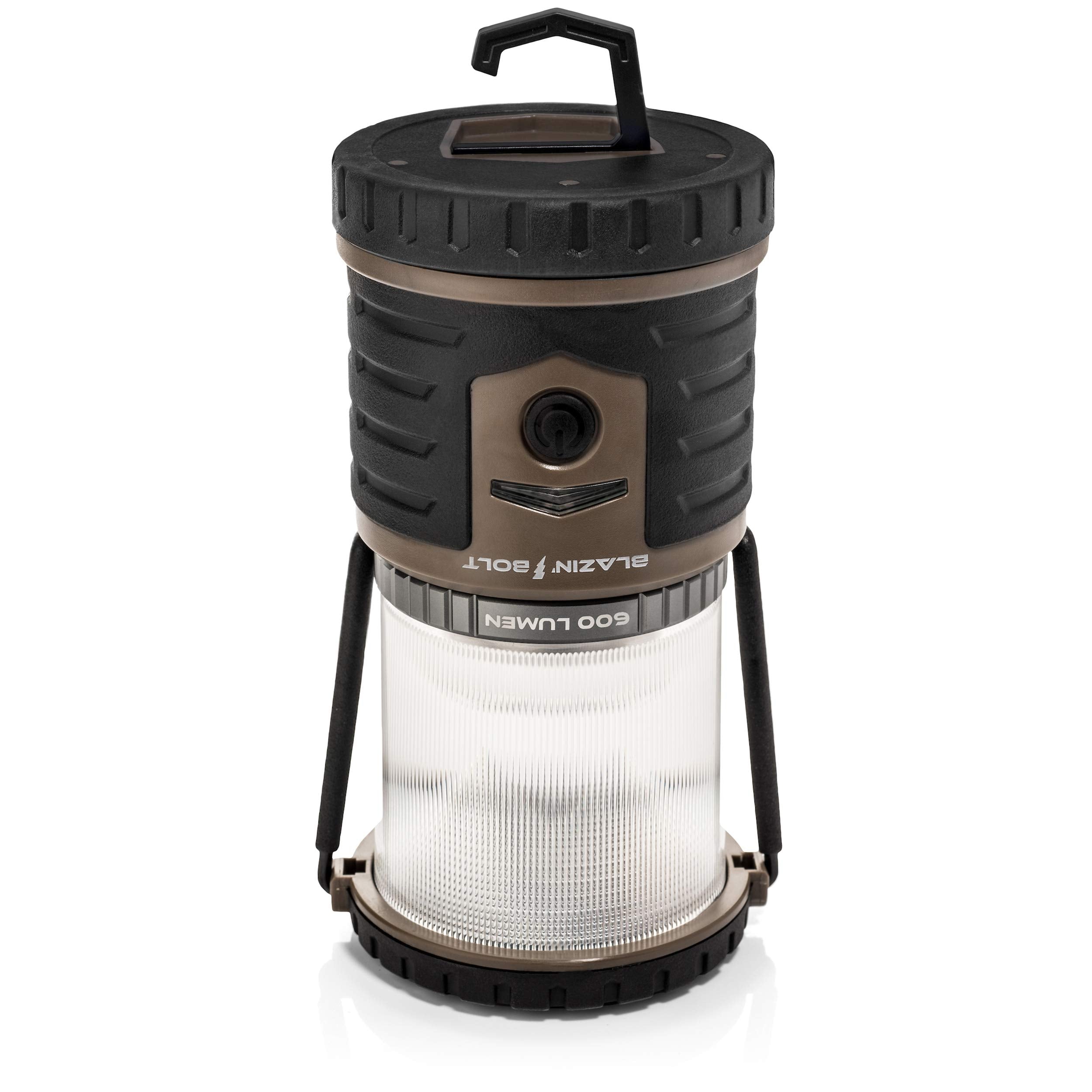Blazin Rugged USB Rechargeable Lantern | 12000mAh Power Bank | 600 Lumen | Taupe