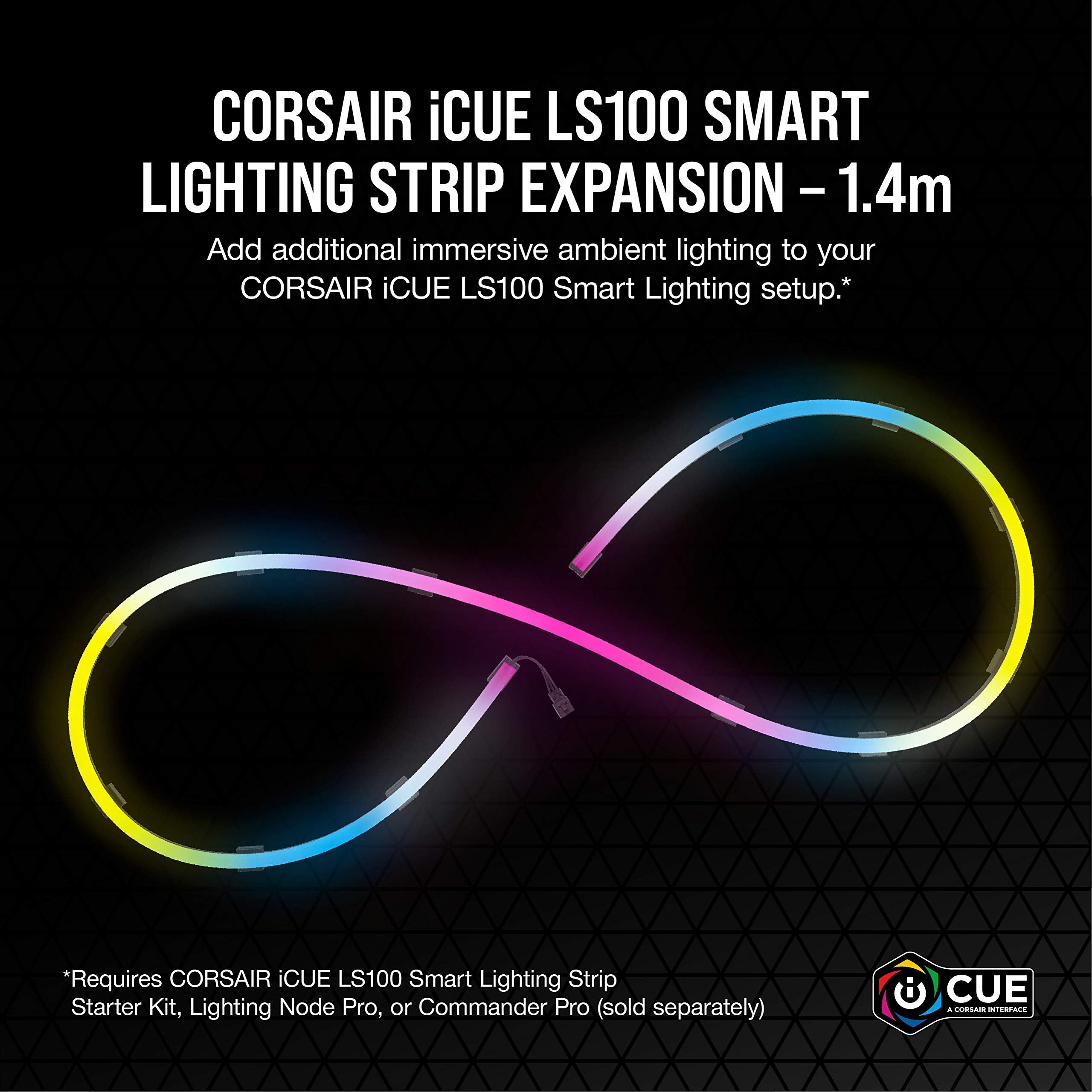 Corsair Icue Ls100 Smart Lighting Strip Expansion Kit 1.4M