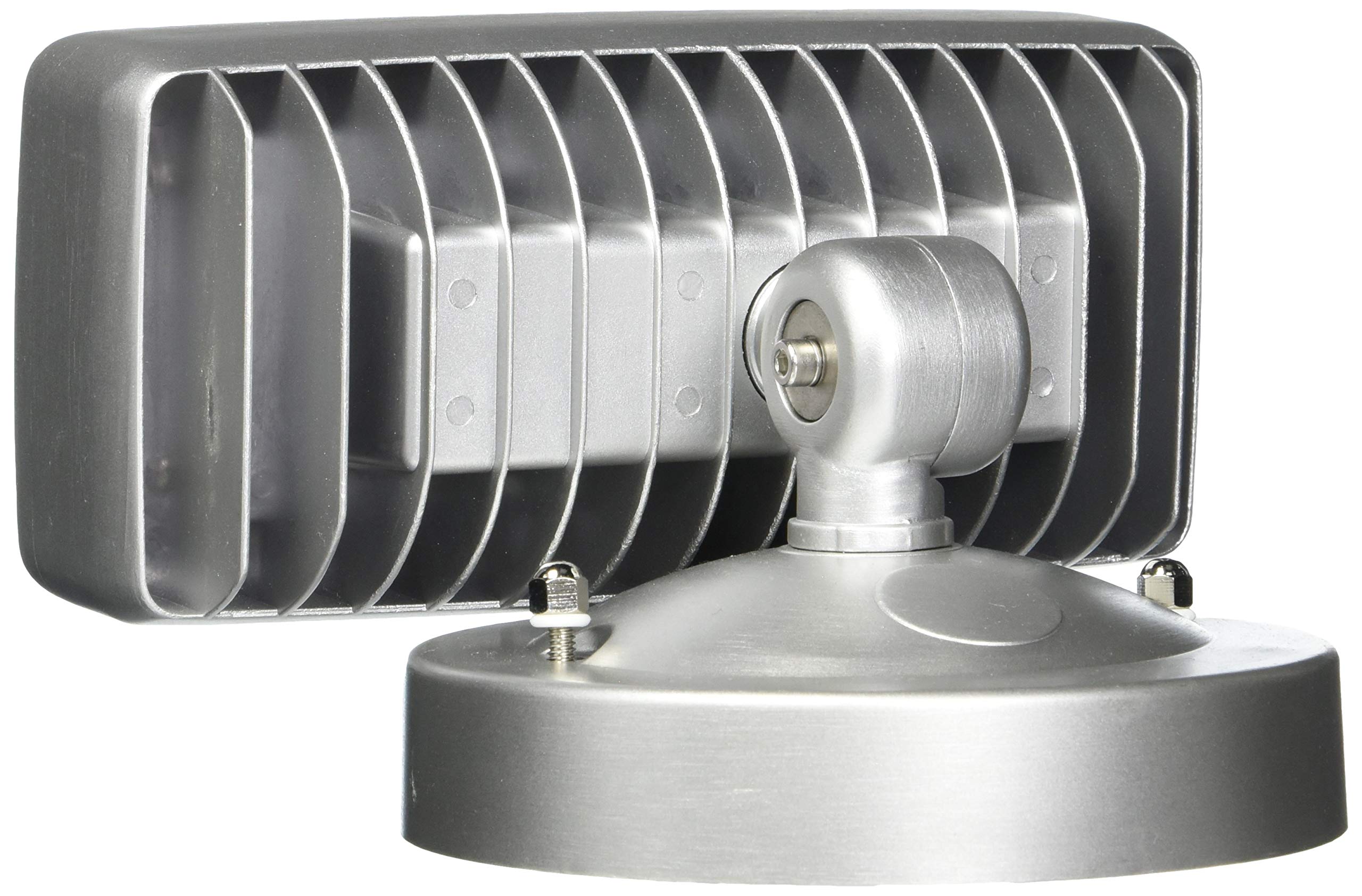 Feit Electric LED Security Flood Light, 3000 Lumens, 300W Equivalent, 5000K Daylight, Model 73704, Single Head Stainless Large