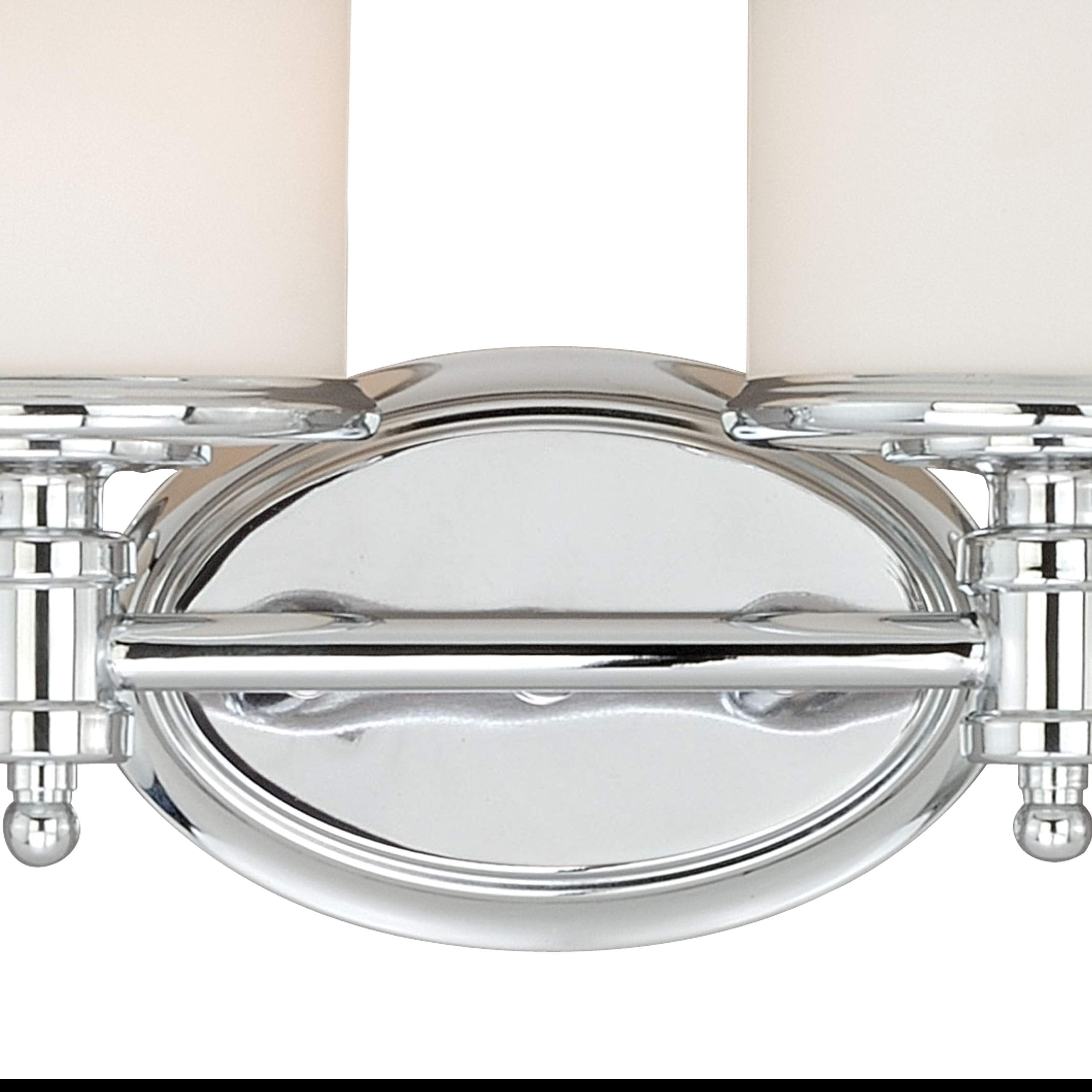 VAXCEL Carlisle 4 Light Bathroom Vanity Fixture, Chrome, Alloy Steel, Model W0149