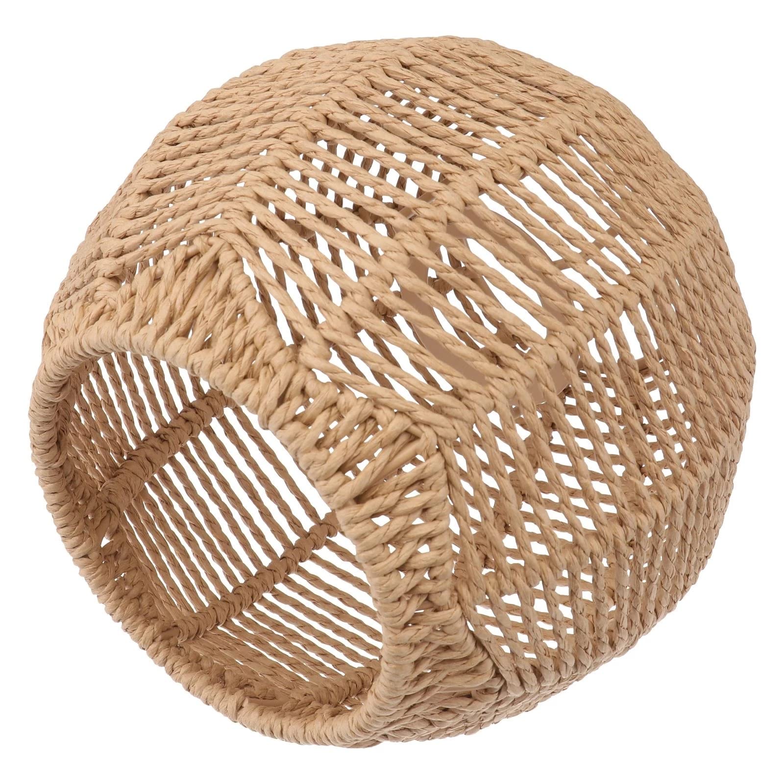 Lampshade For Cover Table Lamp Rattan Lamp Pendant Light Vintage Hanging Lighter Cafe Restaurant Home Decor Retro Lampshade