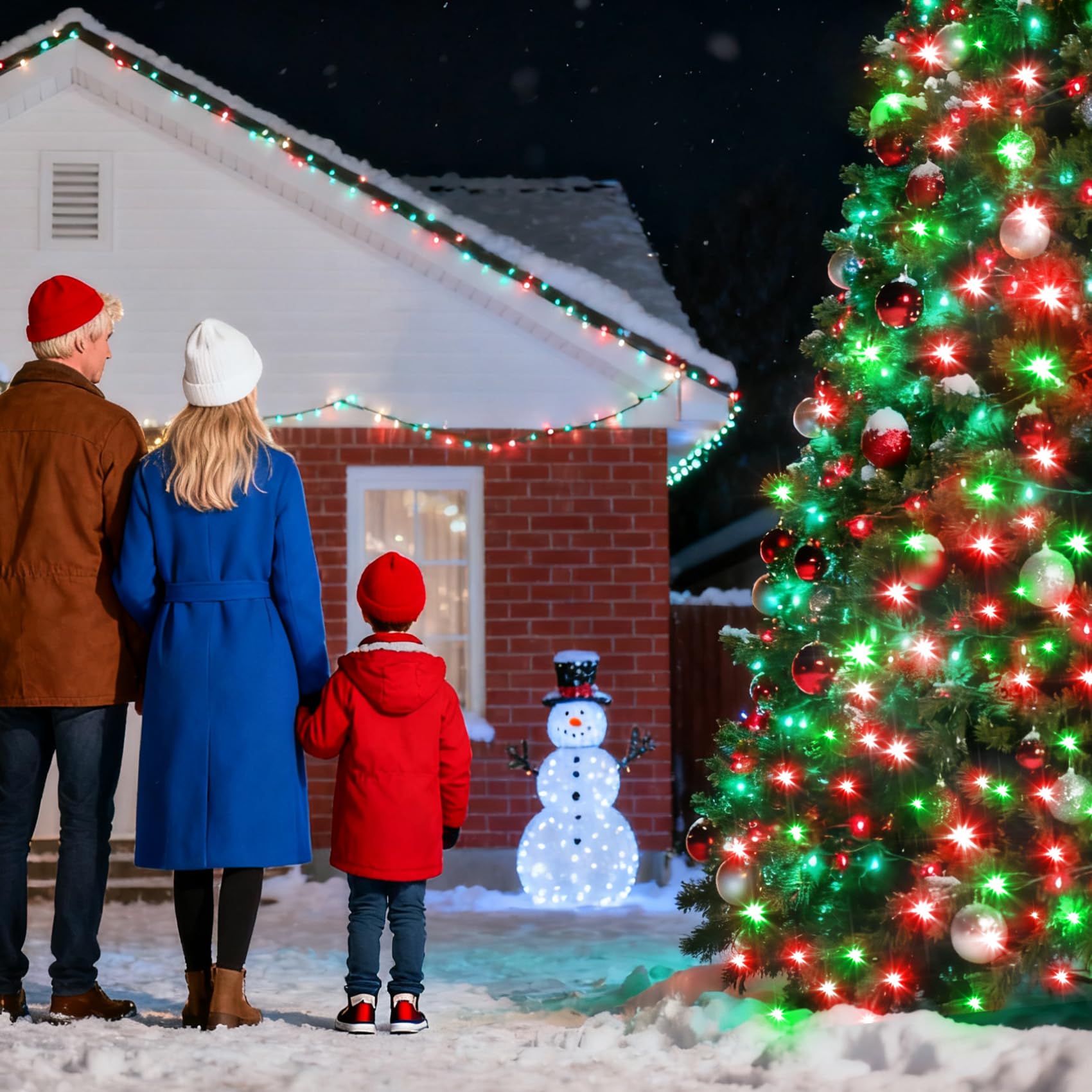 300 Led Indoor String Lights With 12 Modes  Green Wire Connectable Christmas Tree Lights With Timer  Dimmable Twinkle Fairy Lights  75Ft Led Lights For Bedroom Outdoor Home Patio Party  Red & Green